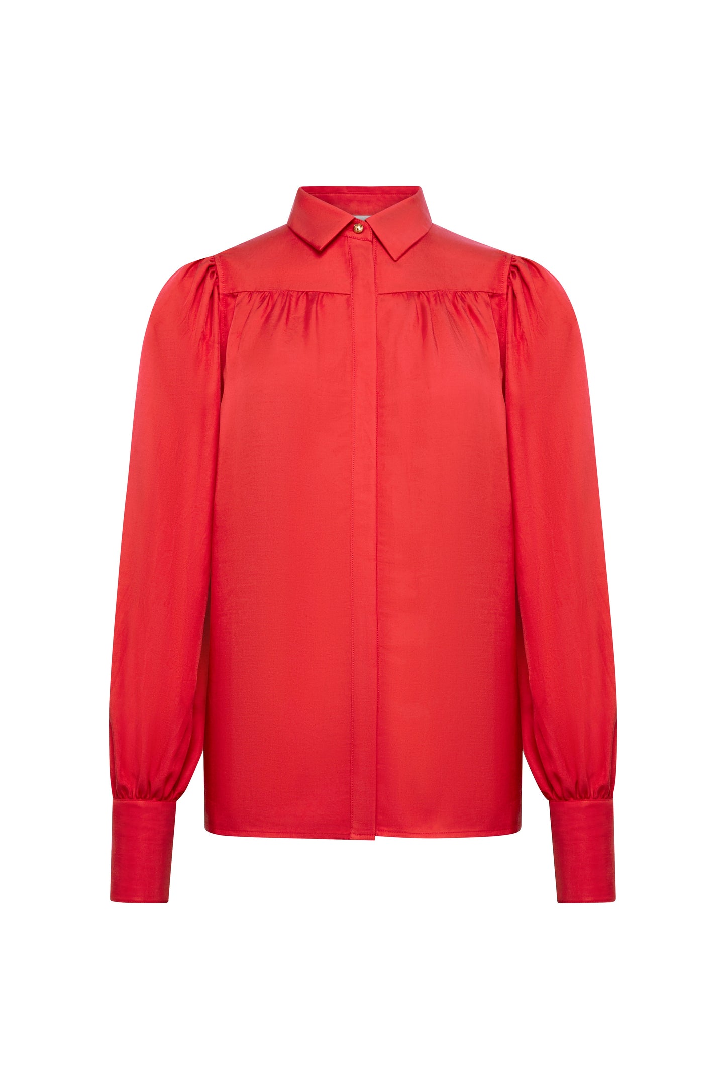 Ada Blouse (Deep Red)