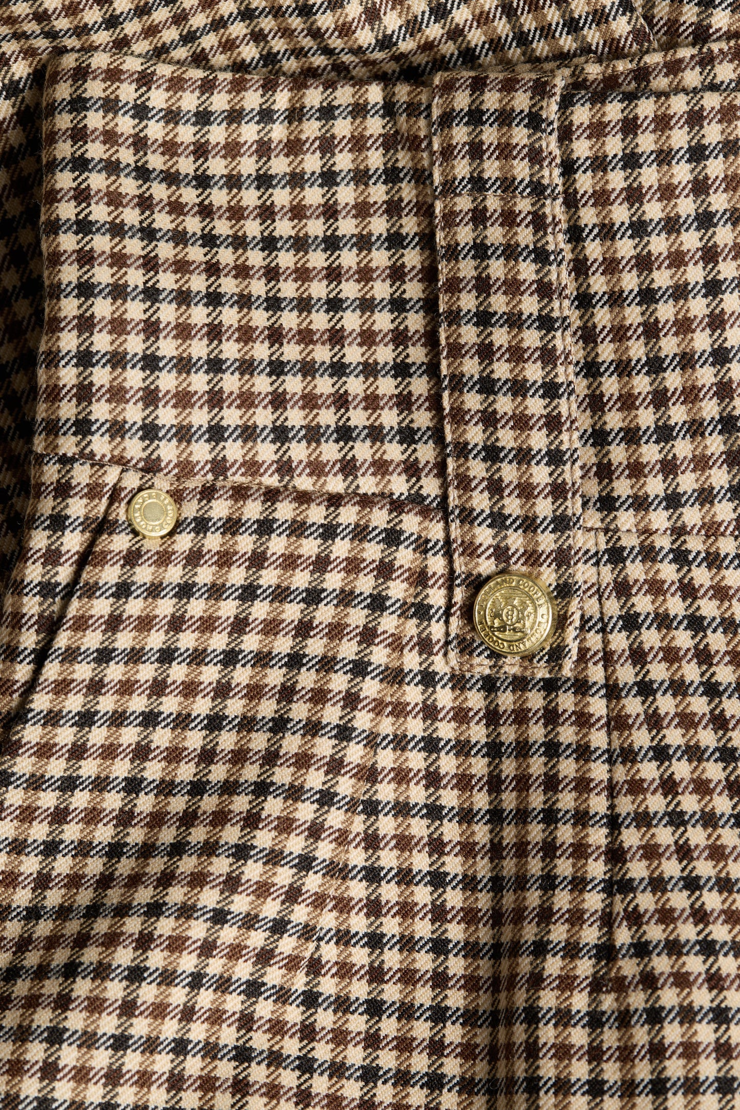 High Waisted Wide Leg Trouser (Westminster Tweed)