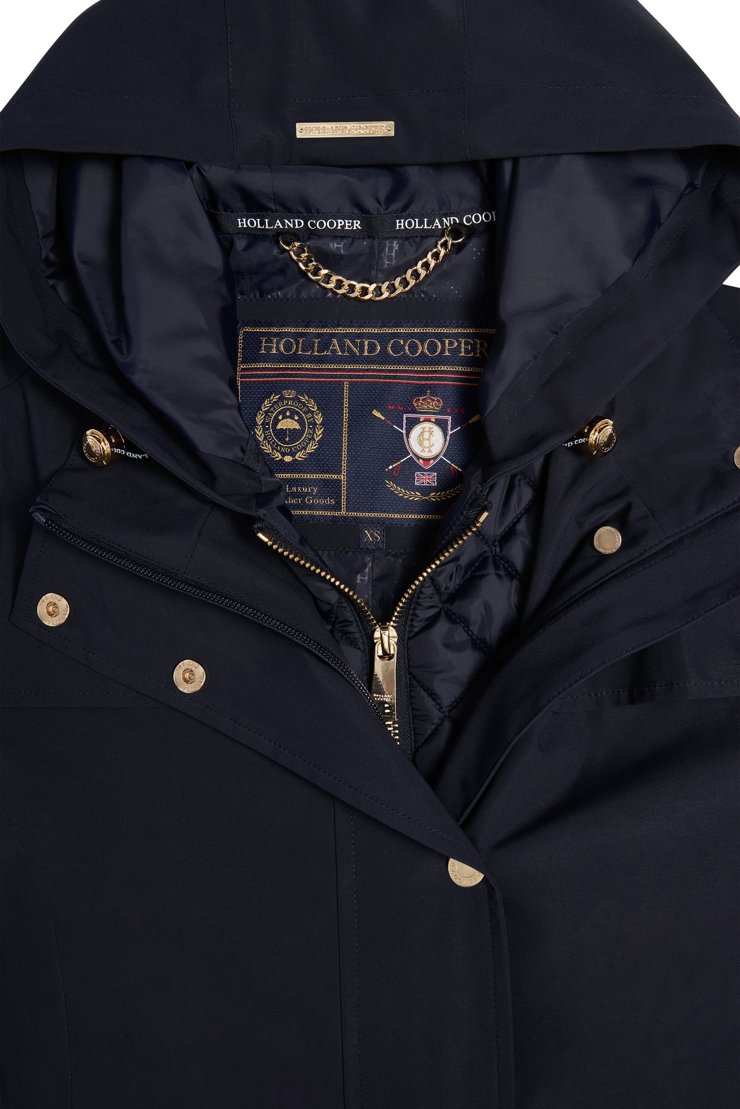Folgate Rain Coat (Ink Navy)