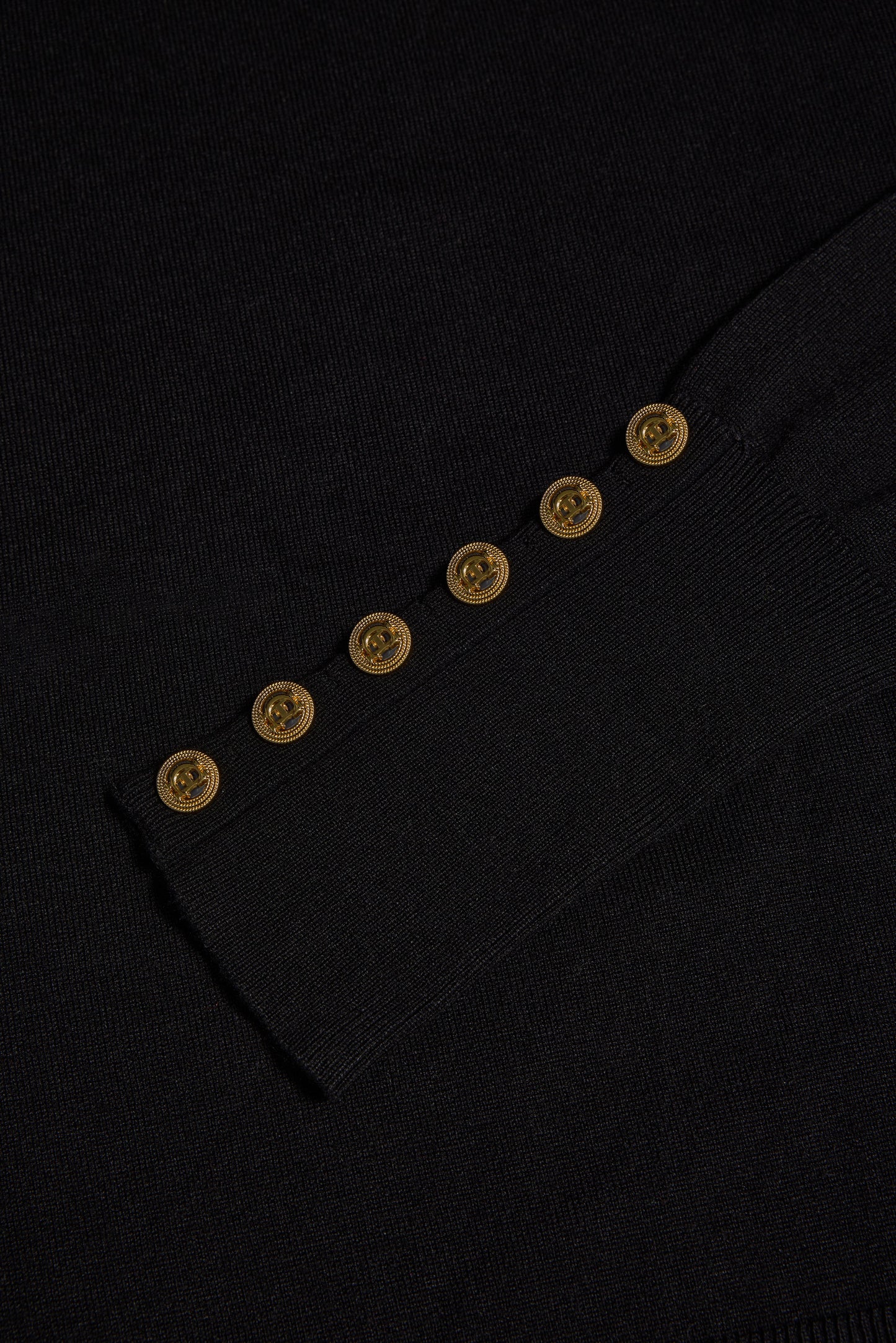 Queensbury Crew Neck Knit (Black)