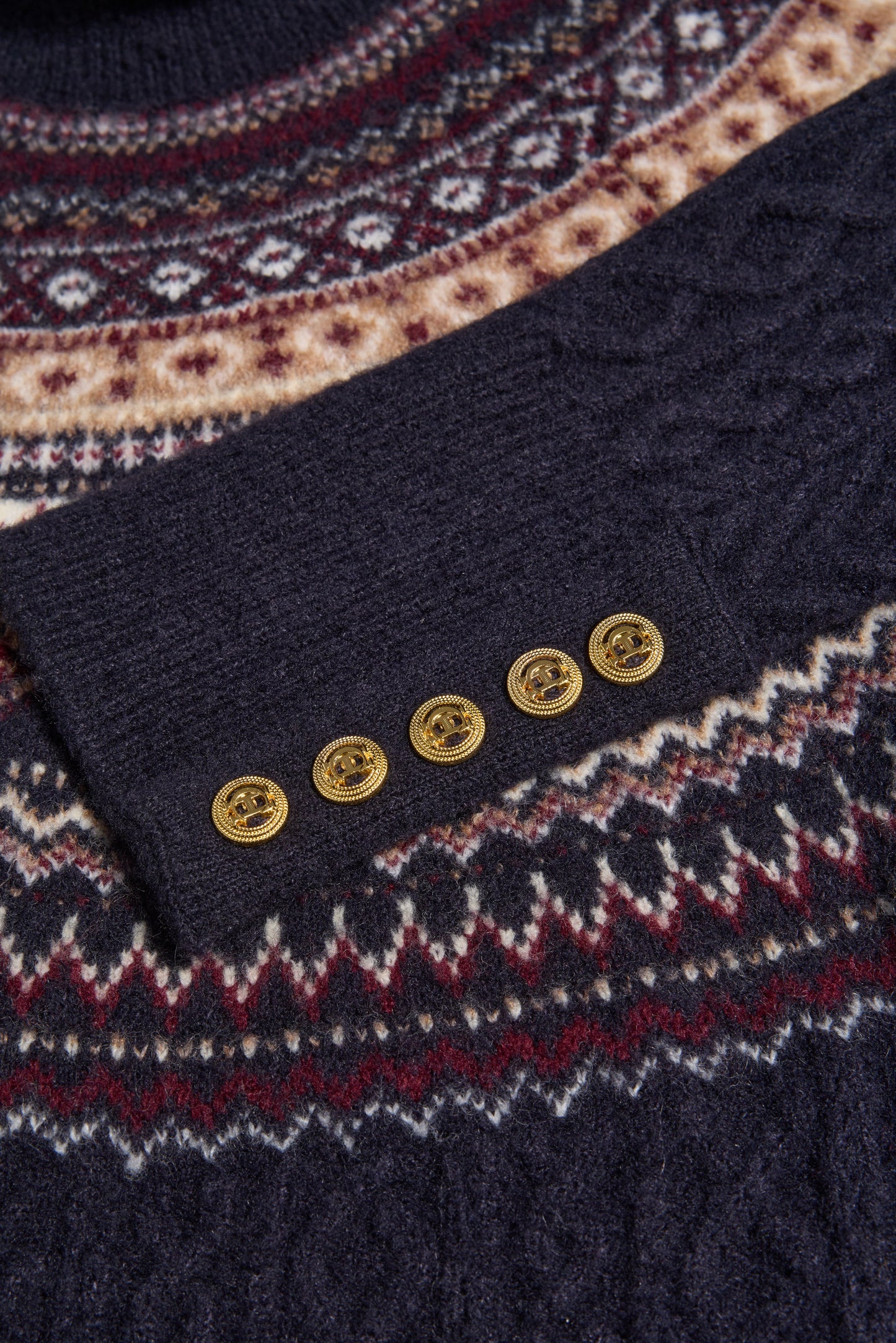 Rebecca Roll Neck Knit (Ink Navy)