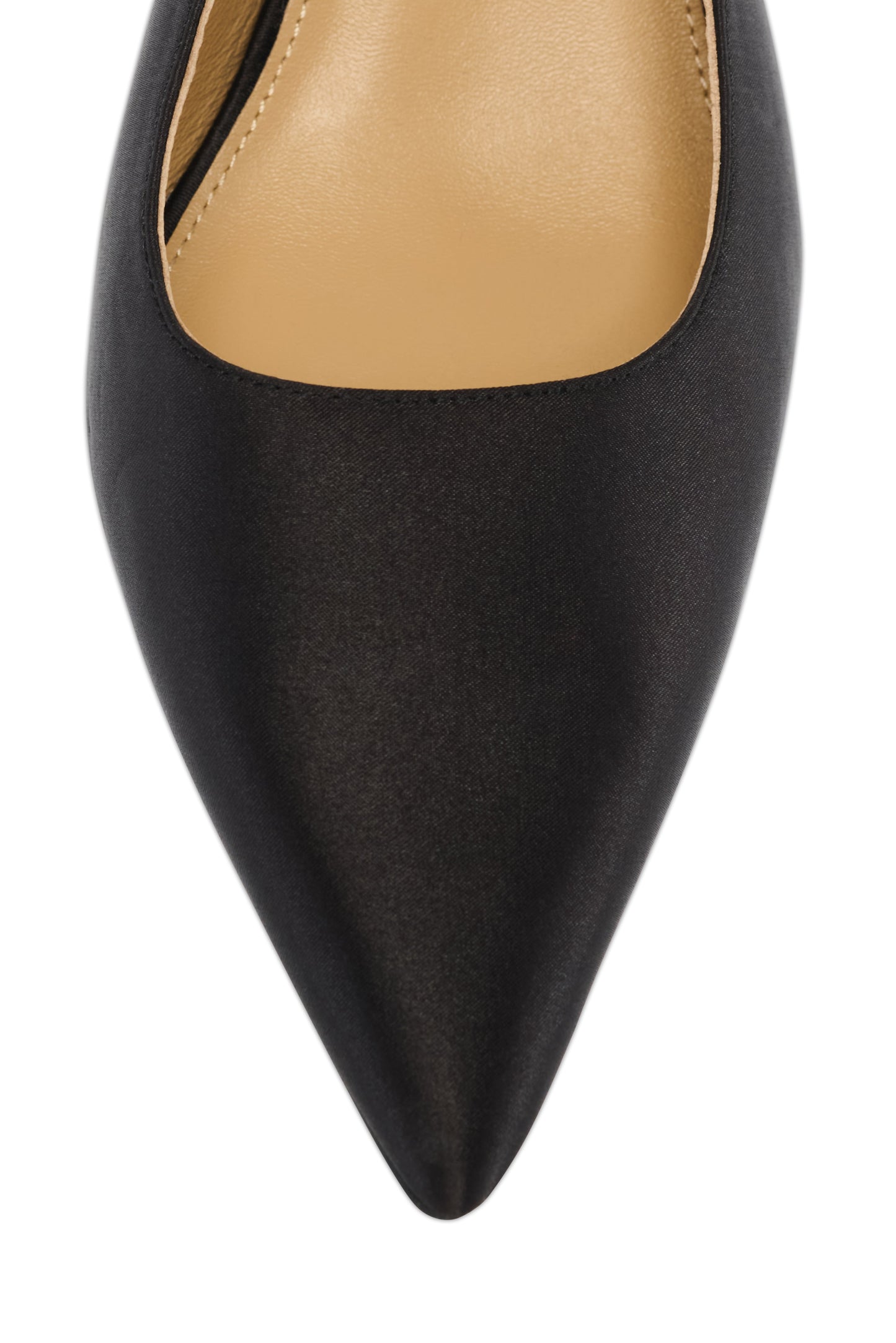 Regency Satin Kitten Heel (Black Satin)