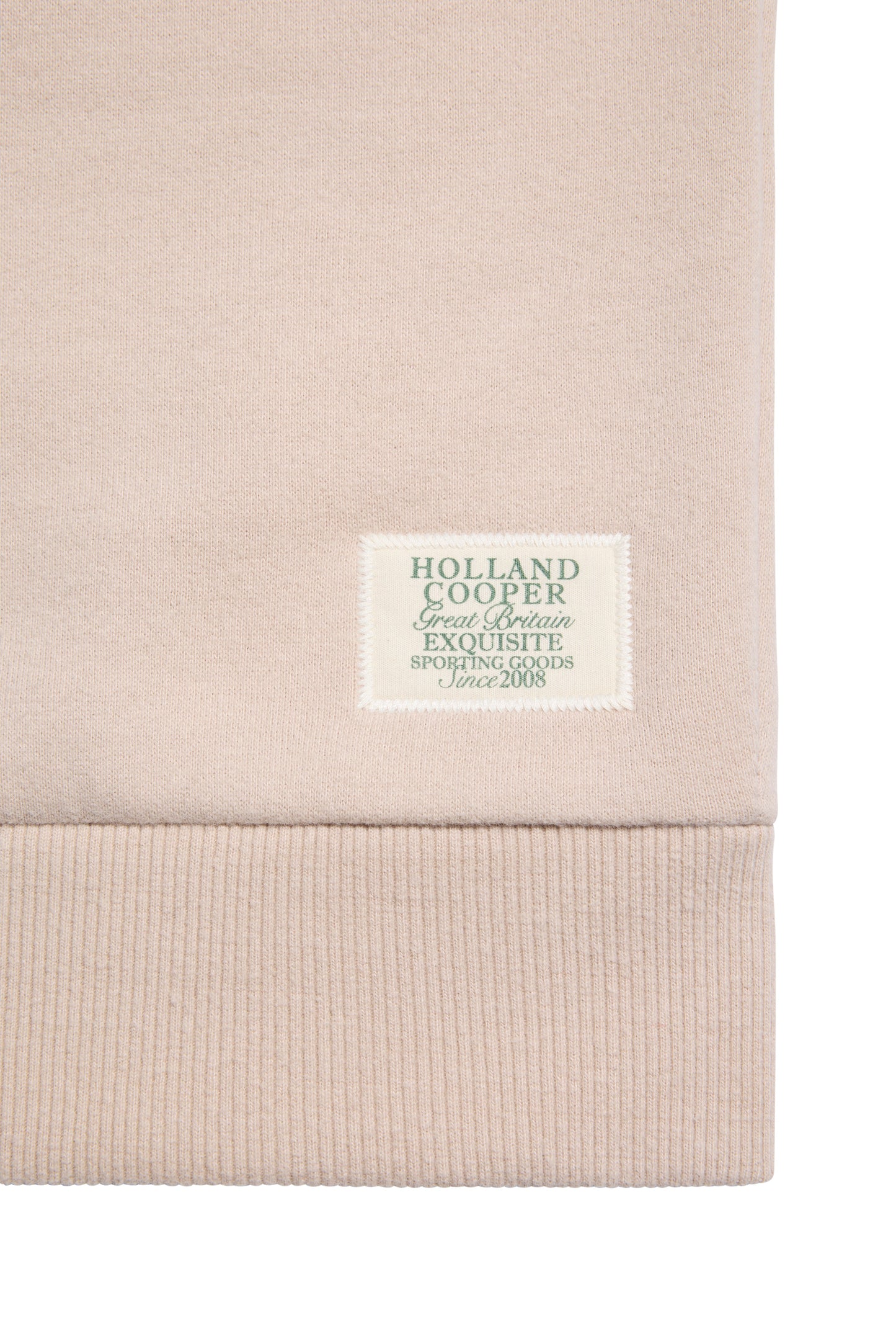 Relaxed Fit Crew Neck Sweat (Stone)