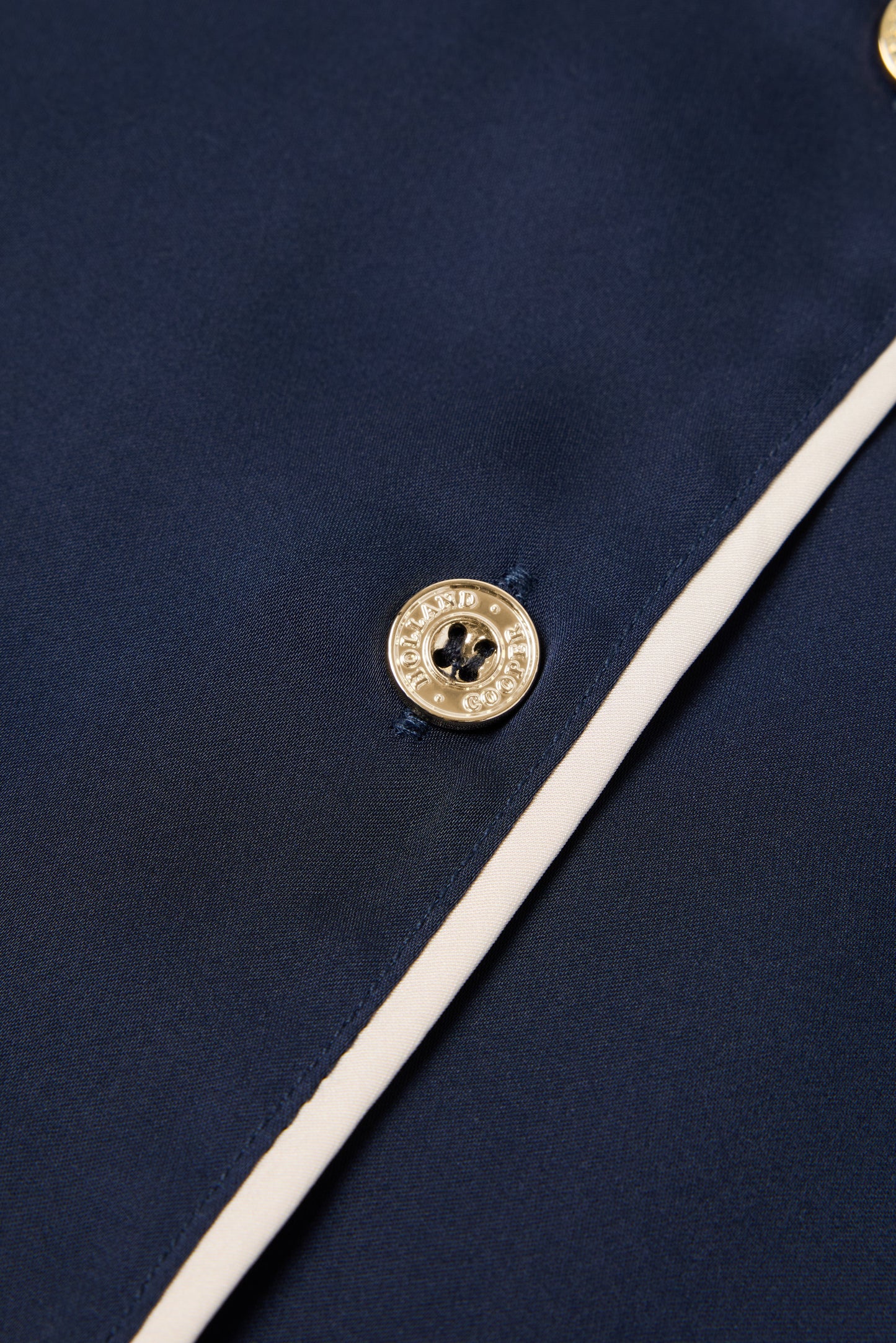 Satin Pyjama Set (Navy)