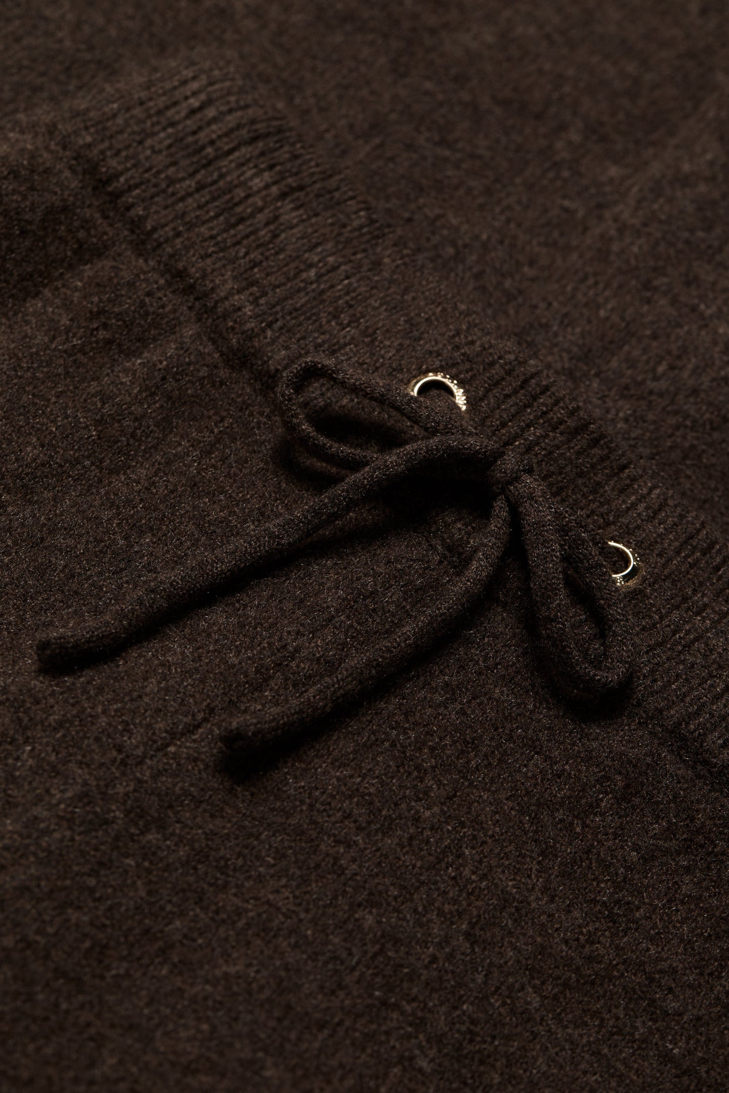 Nina Knitted Wide Leg Pant (Chocolate)