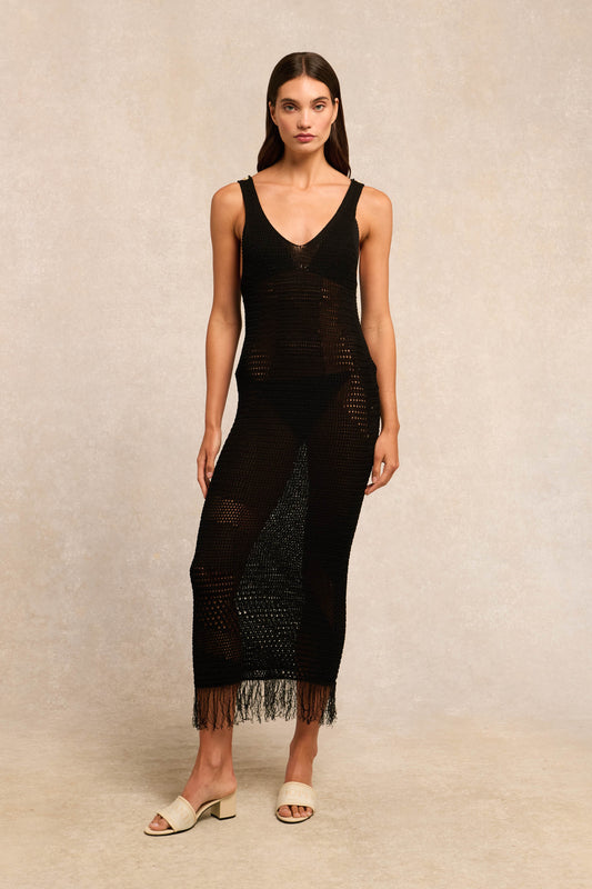 Darcie Beach Dress (Black)
