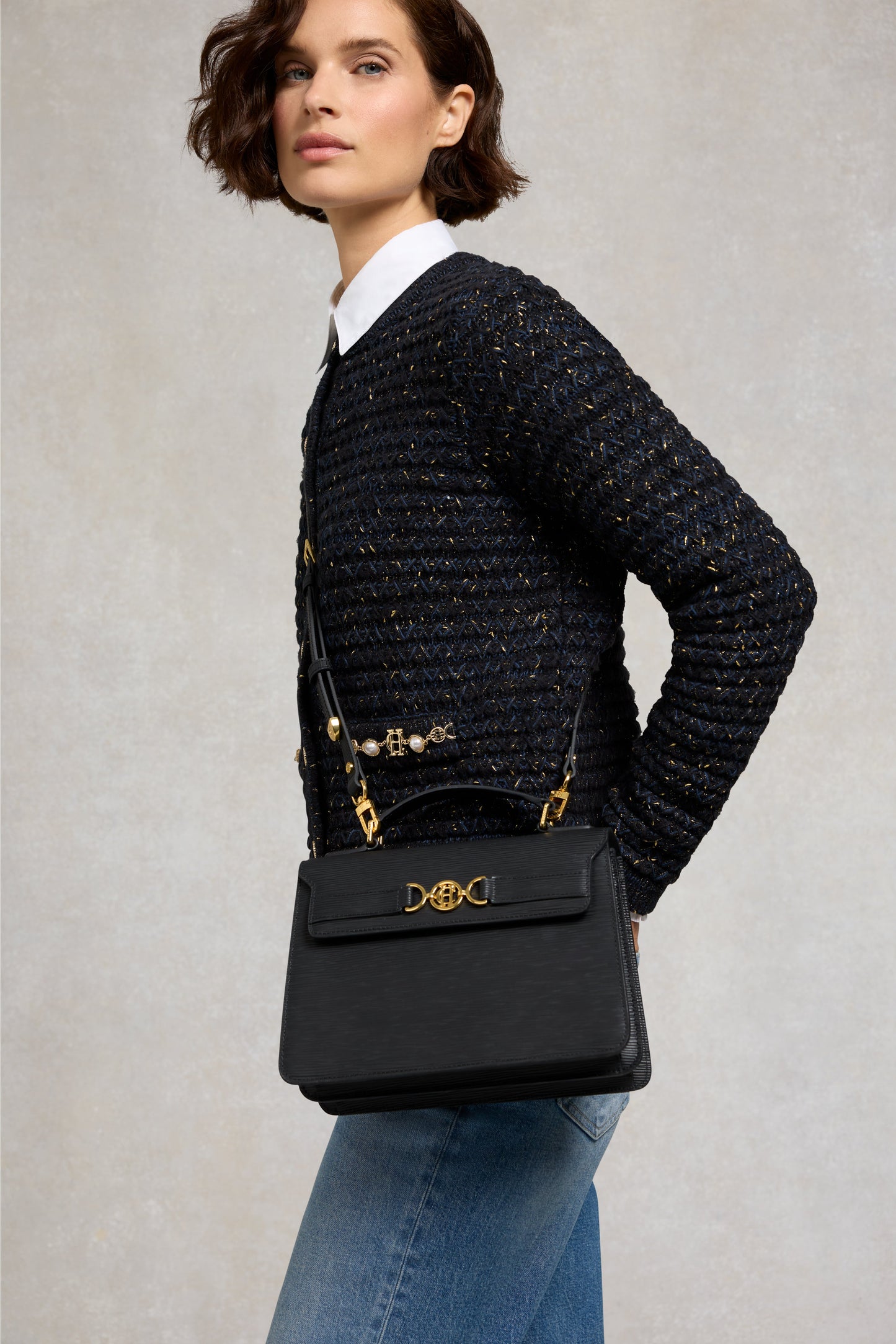 Cambridge Bag (Textured Black)