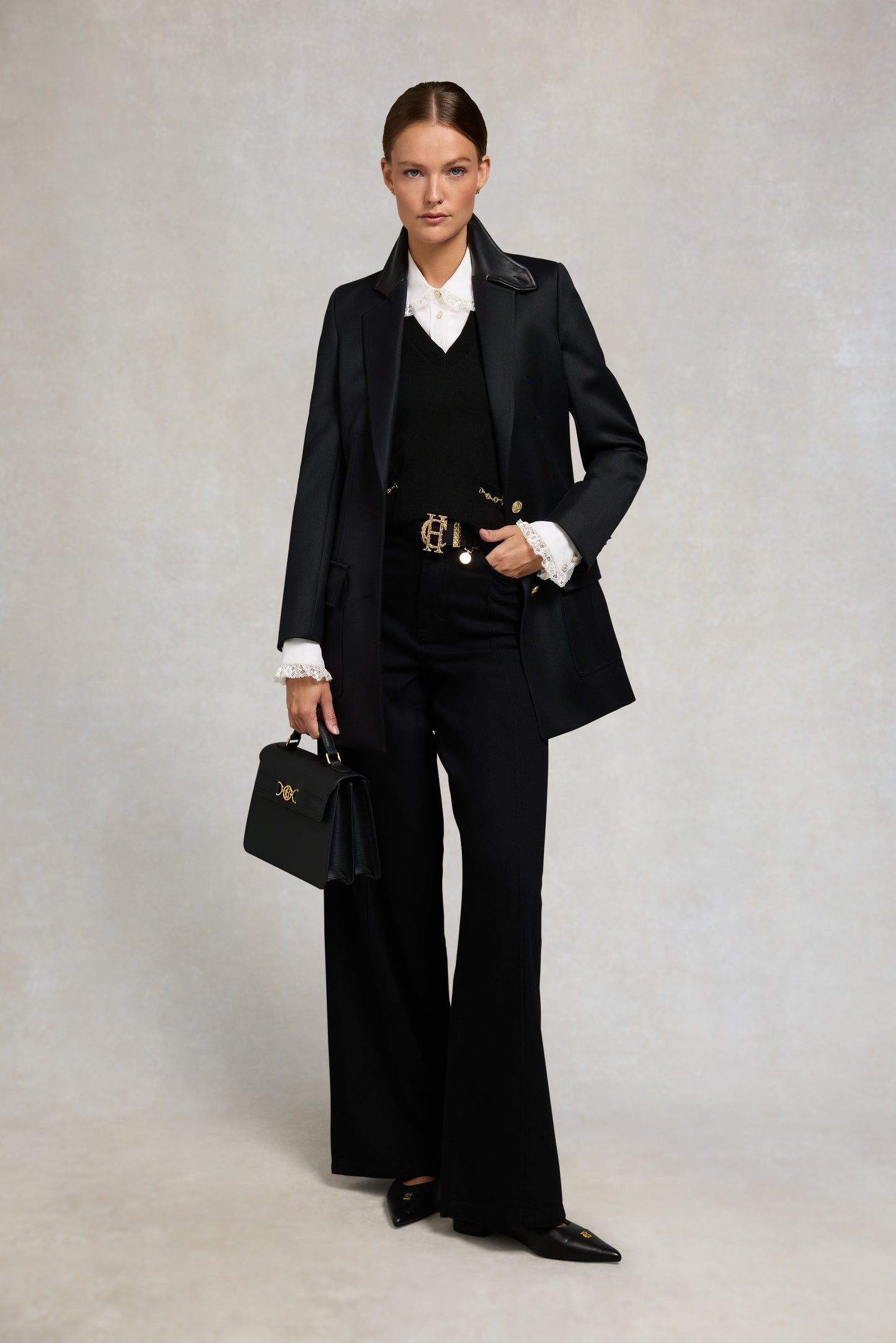 Louise Knitted Tank (Black)