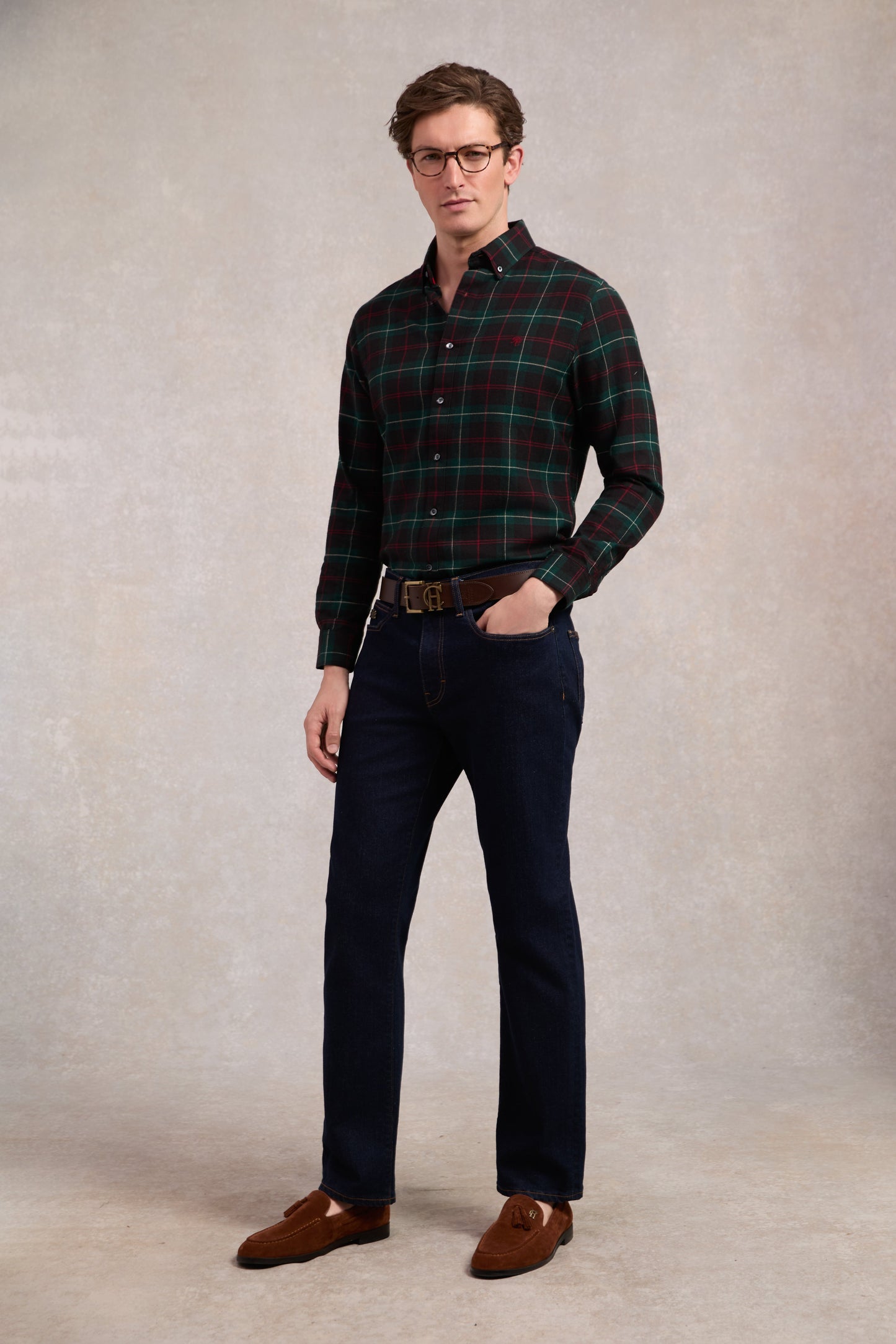 Classic Button Down Shirt (Emerald)