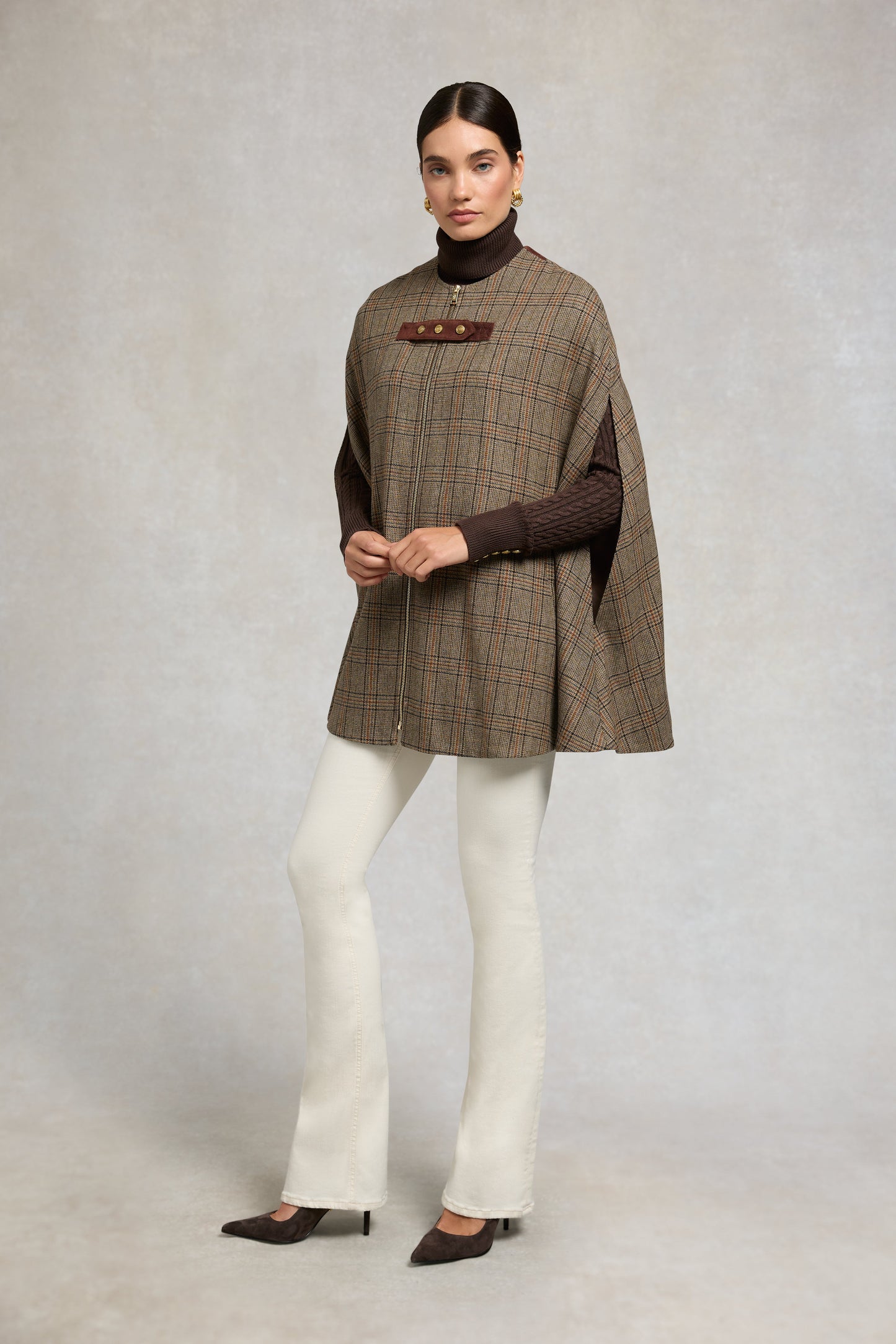 Slim Cape (Bourbon Tweed)