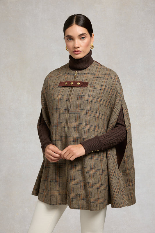 Slim Cape (Bourbon Tweed)