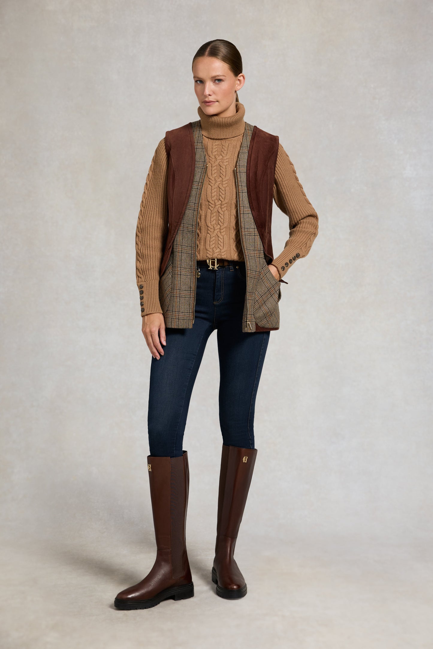 Field Vest (Bourbon Tweed)