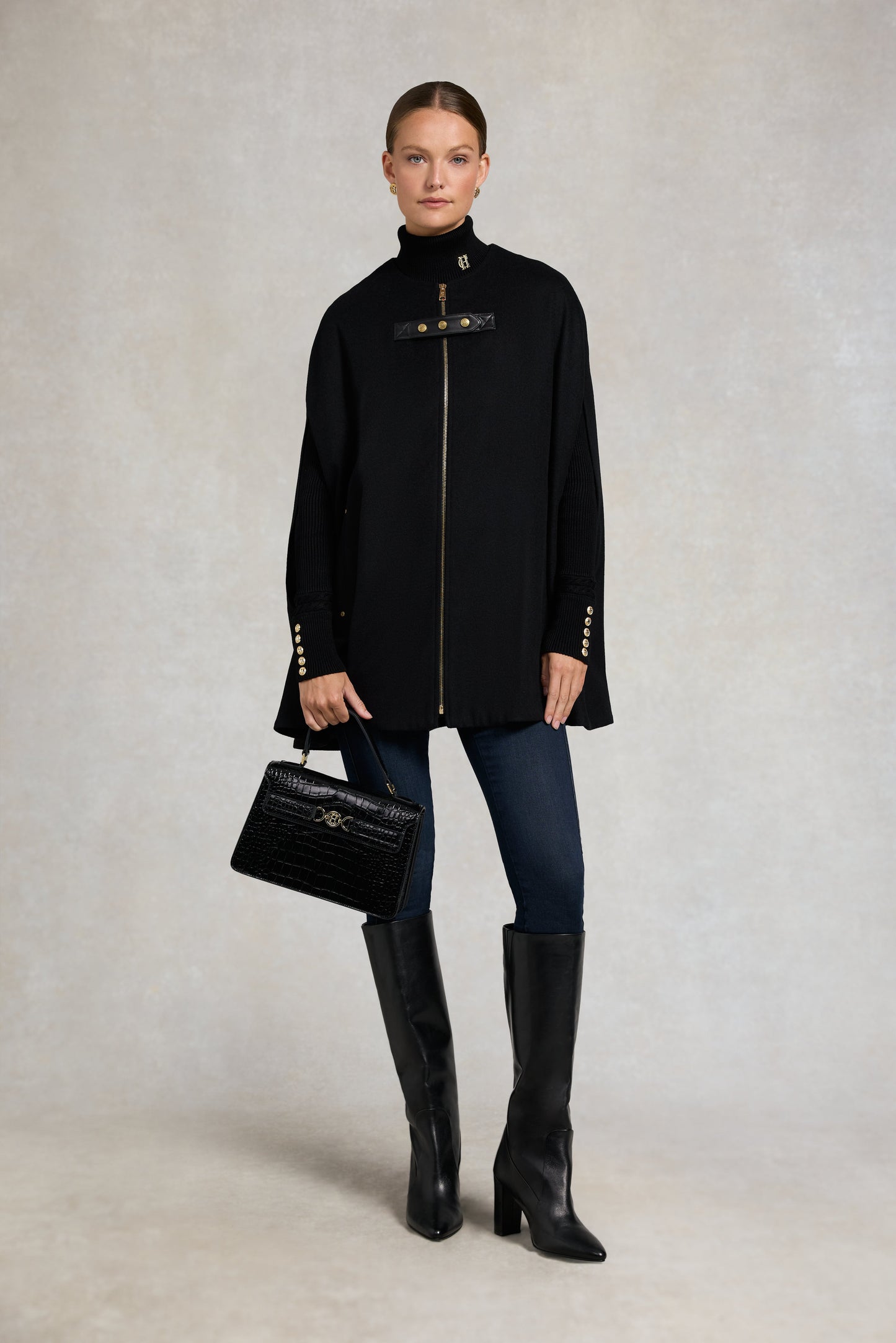 Slim Cape (Soft Black)