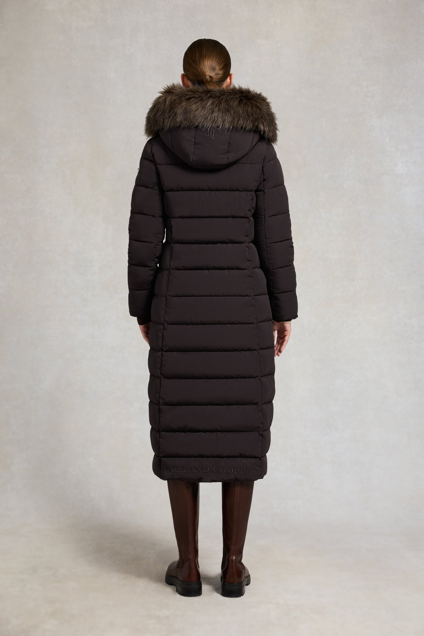 Stoneleigh Longline Coat (Chocolate)