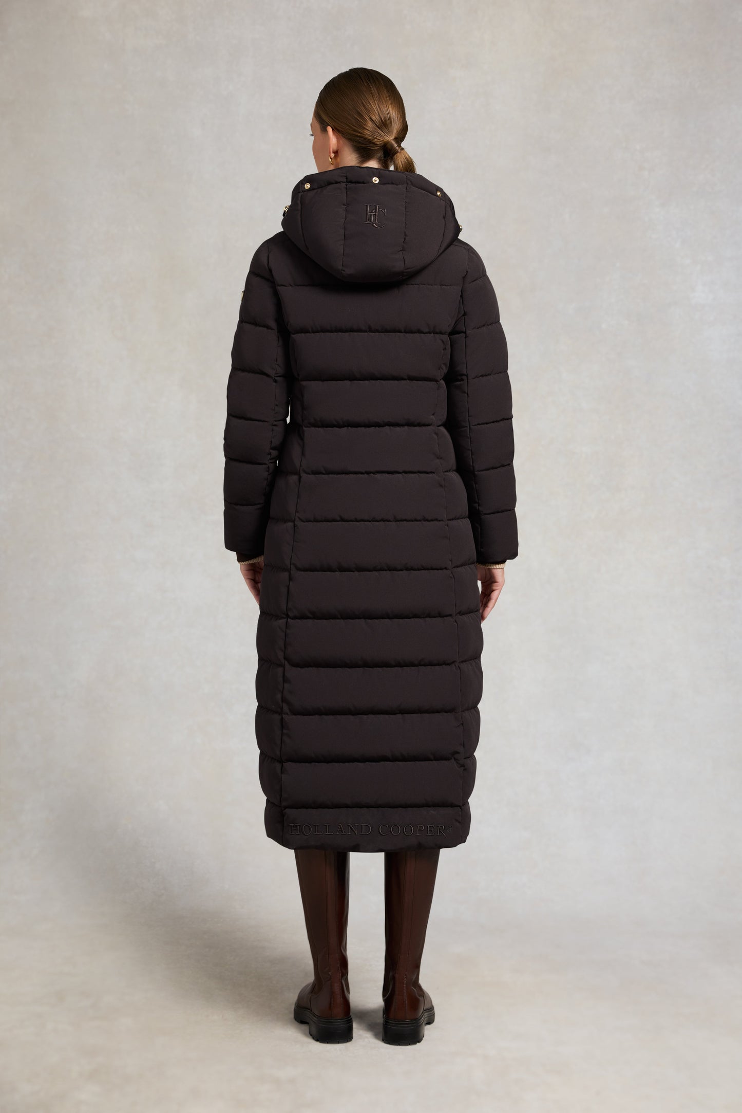 Stoneleigh Longline Coat (Chocolate)