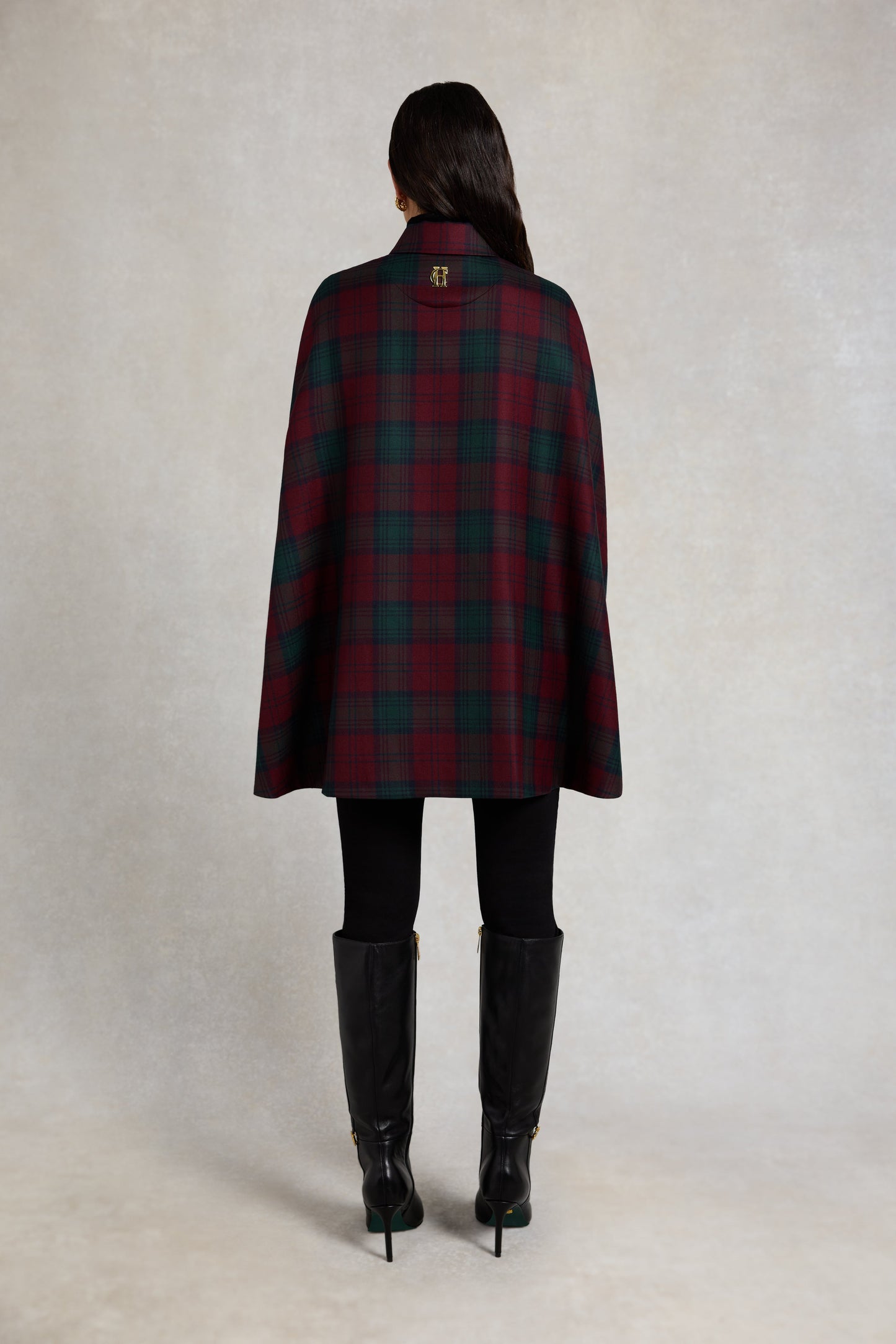 Knightsbridge Cape (Mulberry Tartan)
