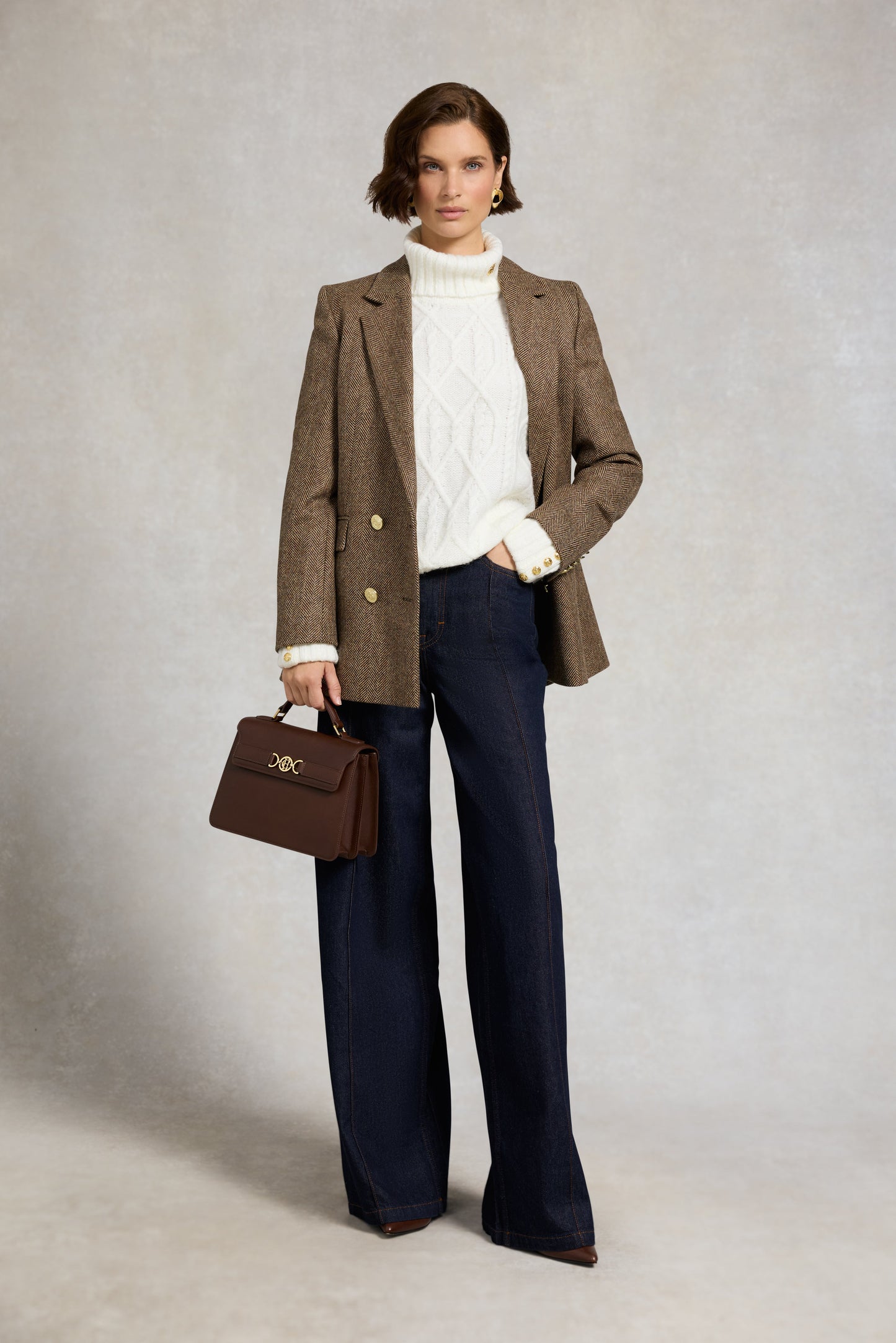 Noveli Roll Neck Knit (Natural)