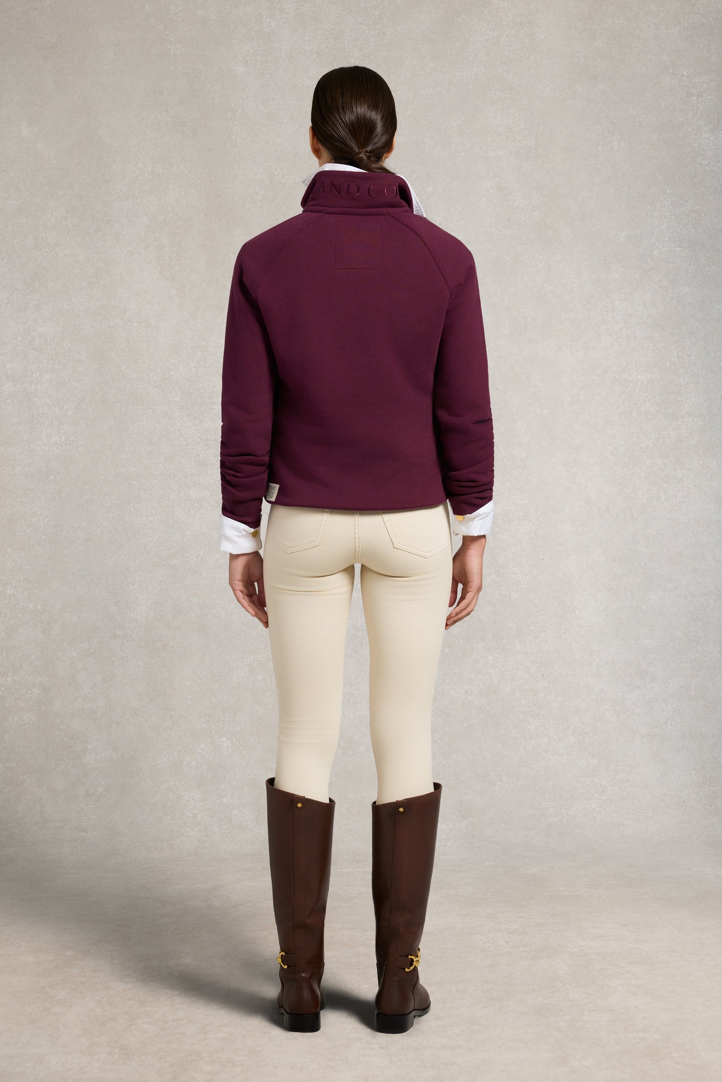 Sporting Goods Zip Henley (Mulberry)