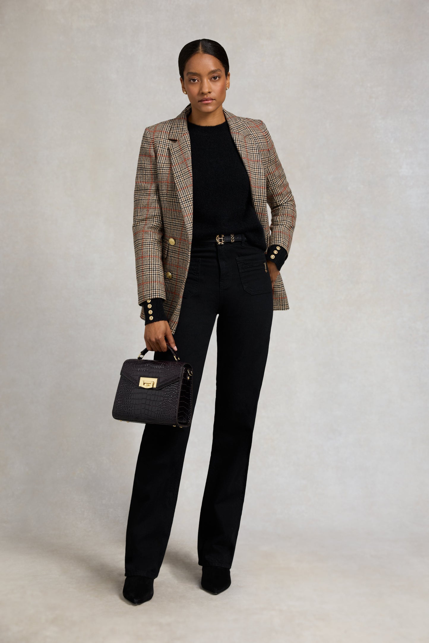 Tori Crew Neck Knit (Black)