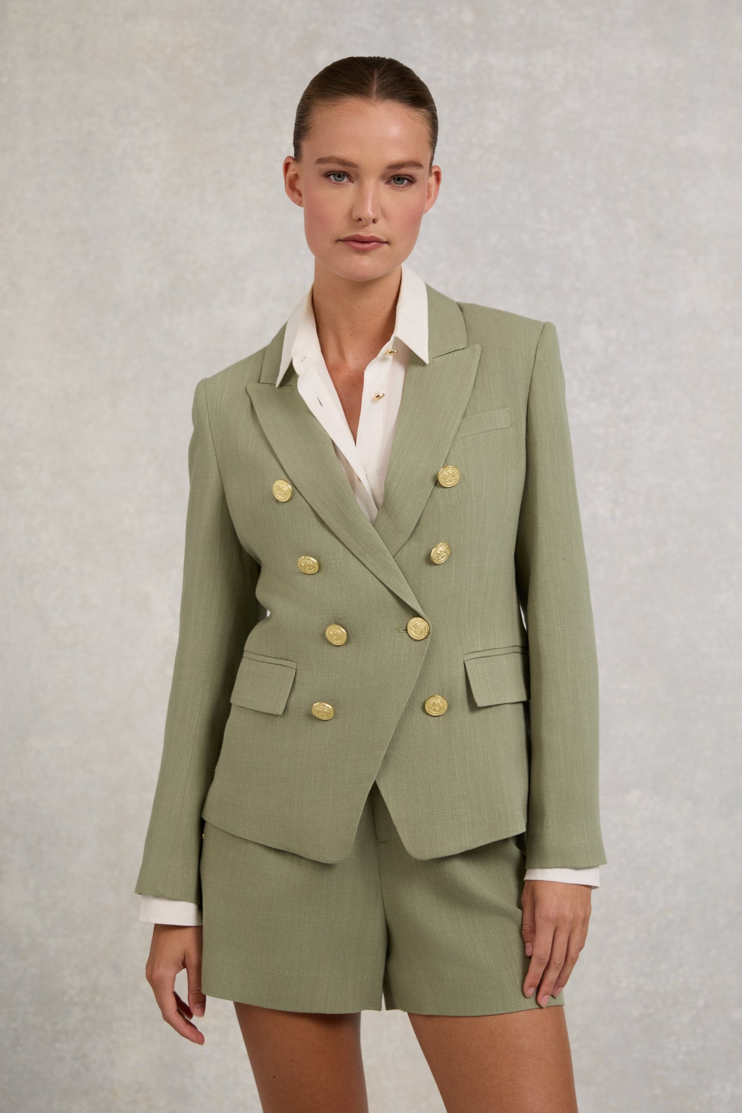 Knightsbridge Blazer (Sage Linen)