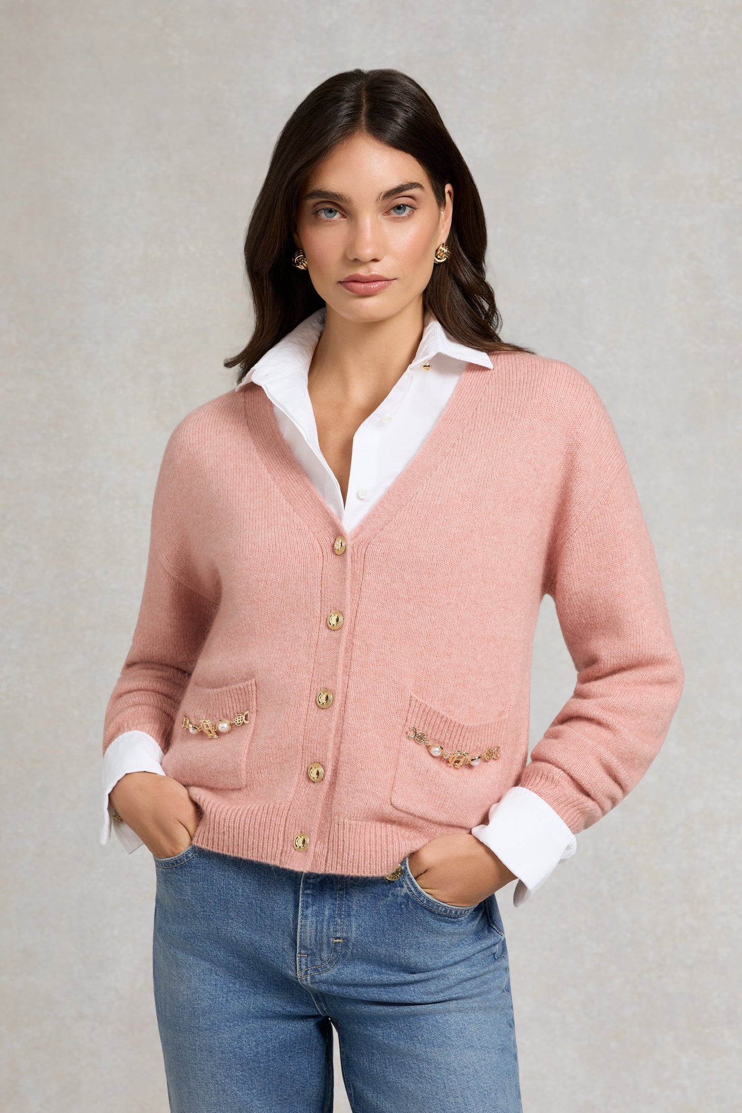 Mila Cardigan (Pink)