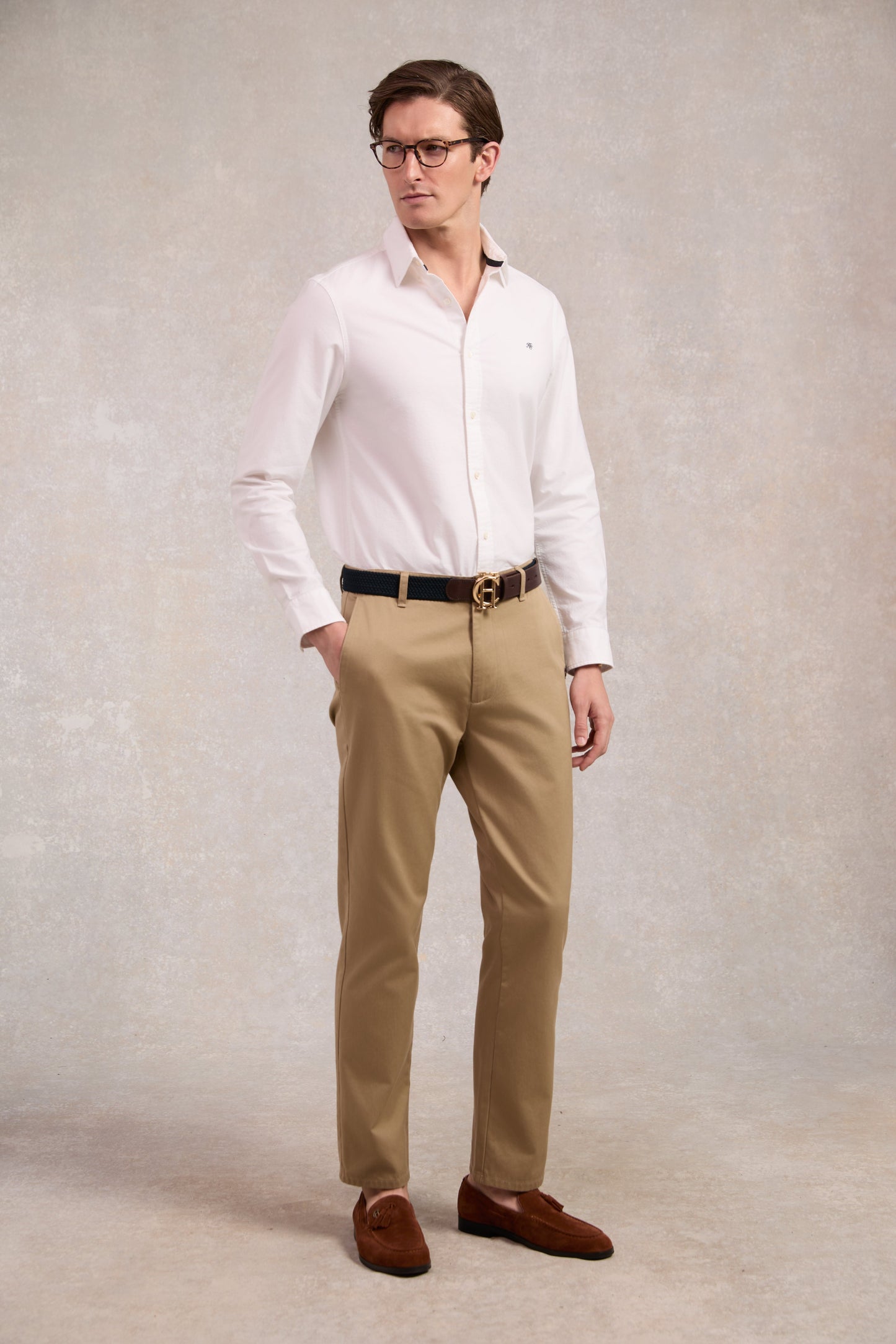 Men's Classic Oxford Shirt (White)