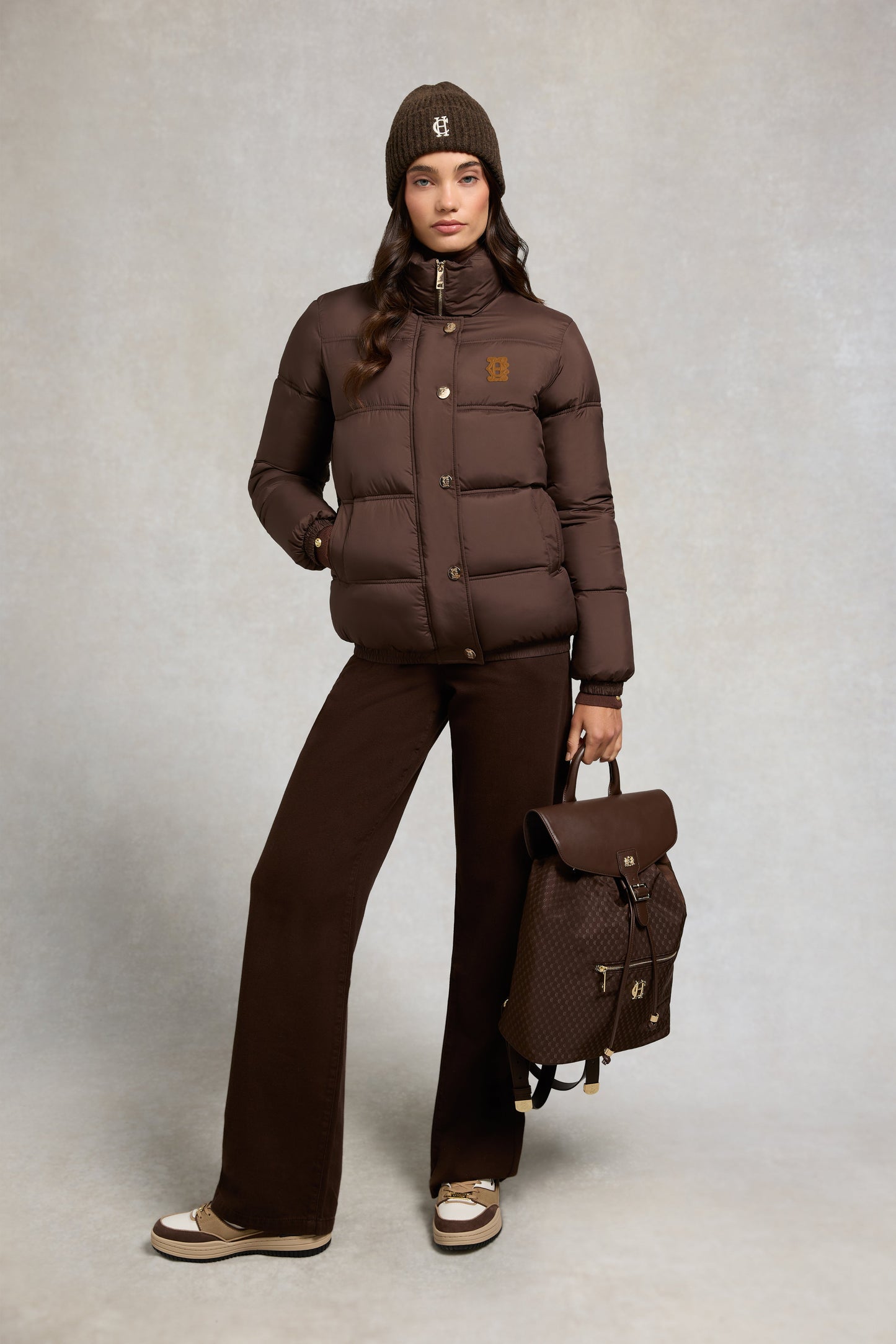 Milton Padded Jacket (Chocolate)