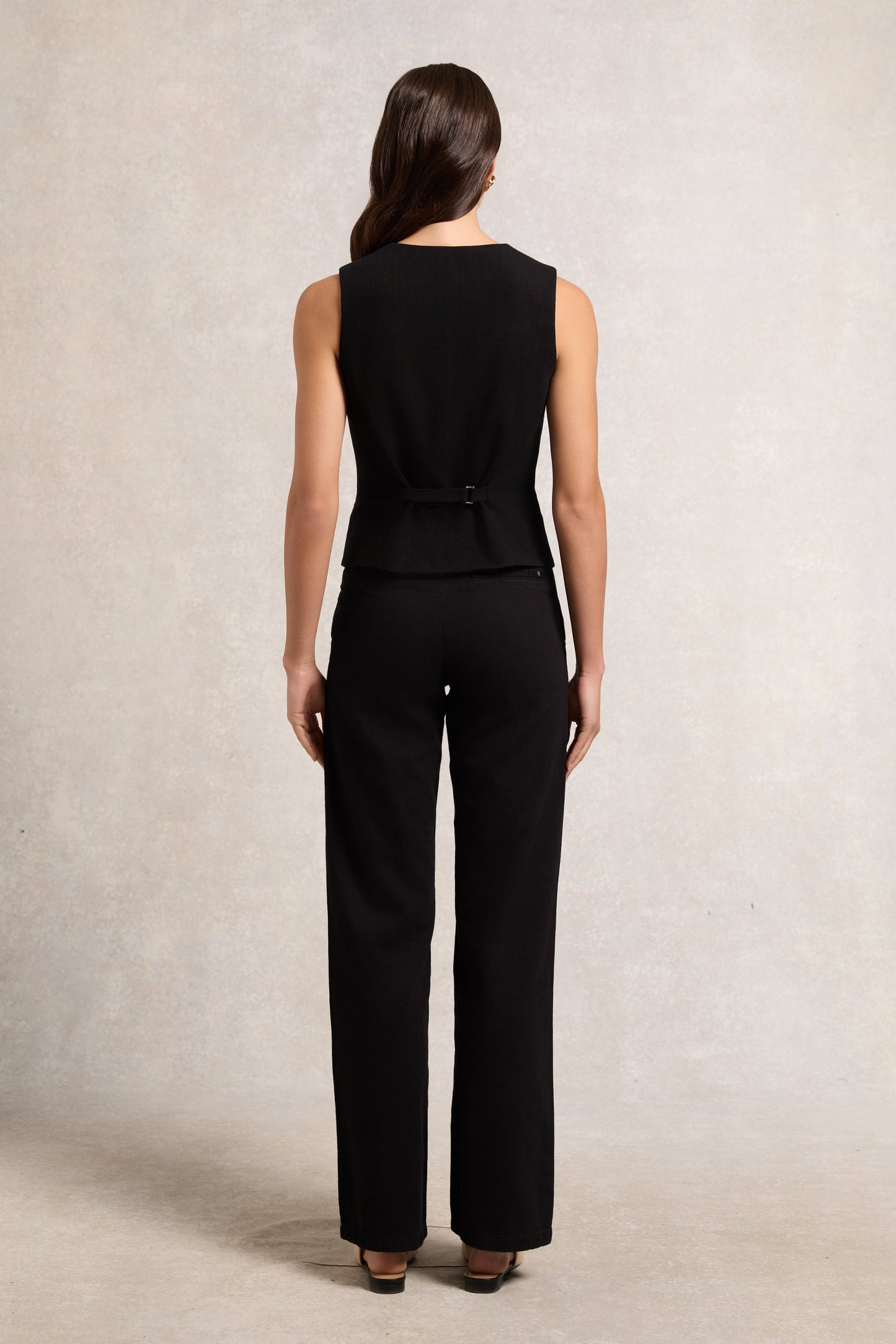 Richmond Waistcoat (Black Linen)