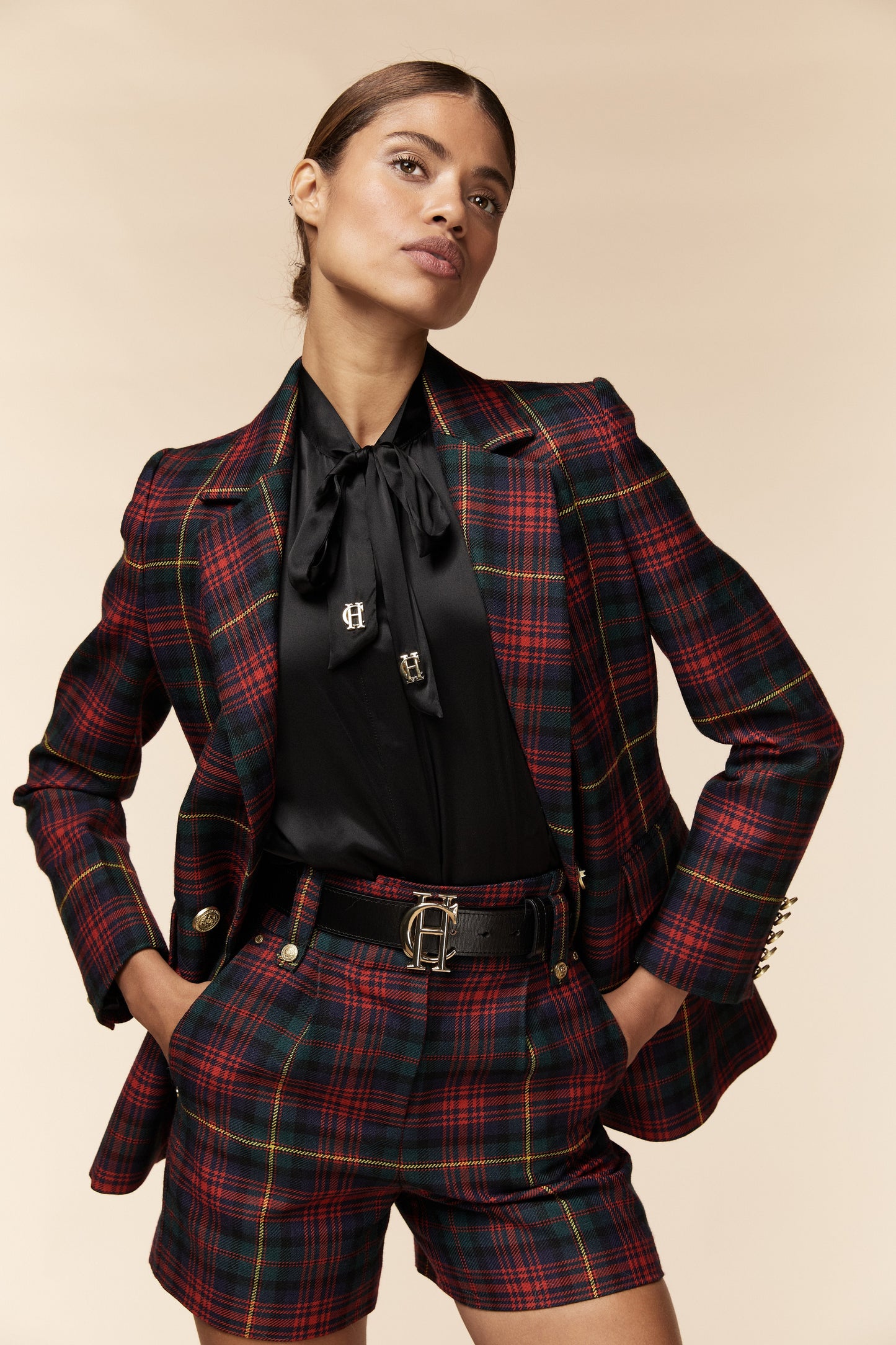 Luxe Tailored Short (Logan Tartan)