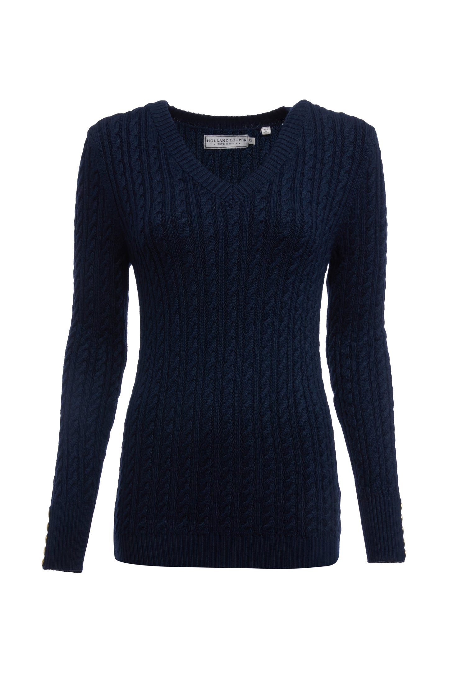 Seattle V-Neck Knit (Ink Navy)
