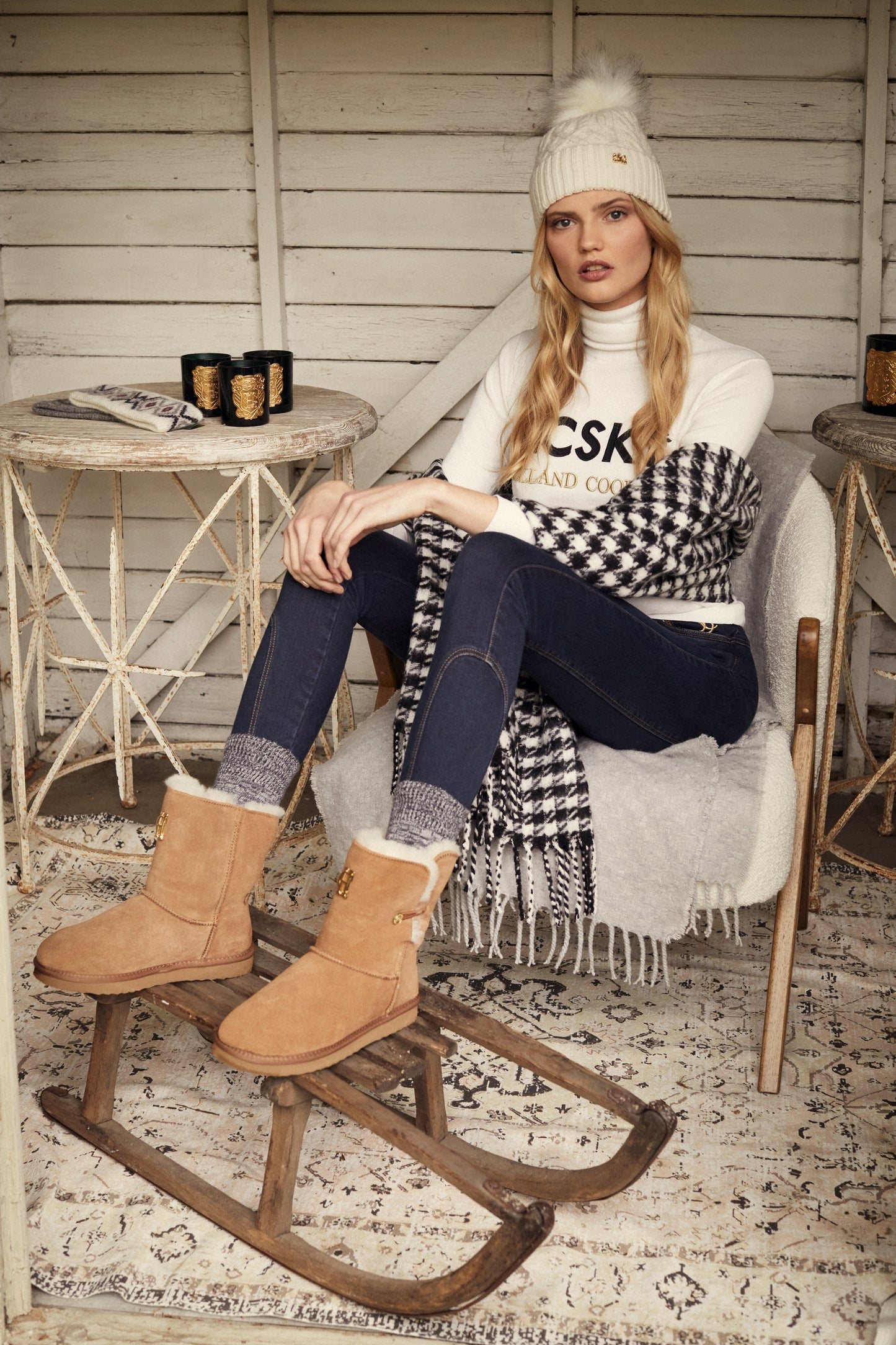 HC Shearling Boot (Tan)