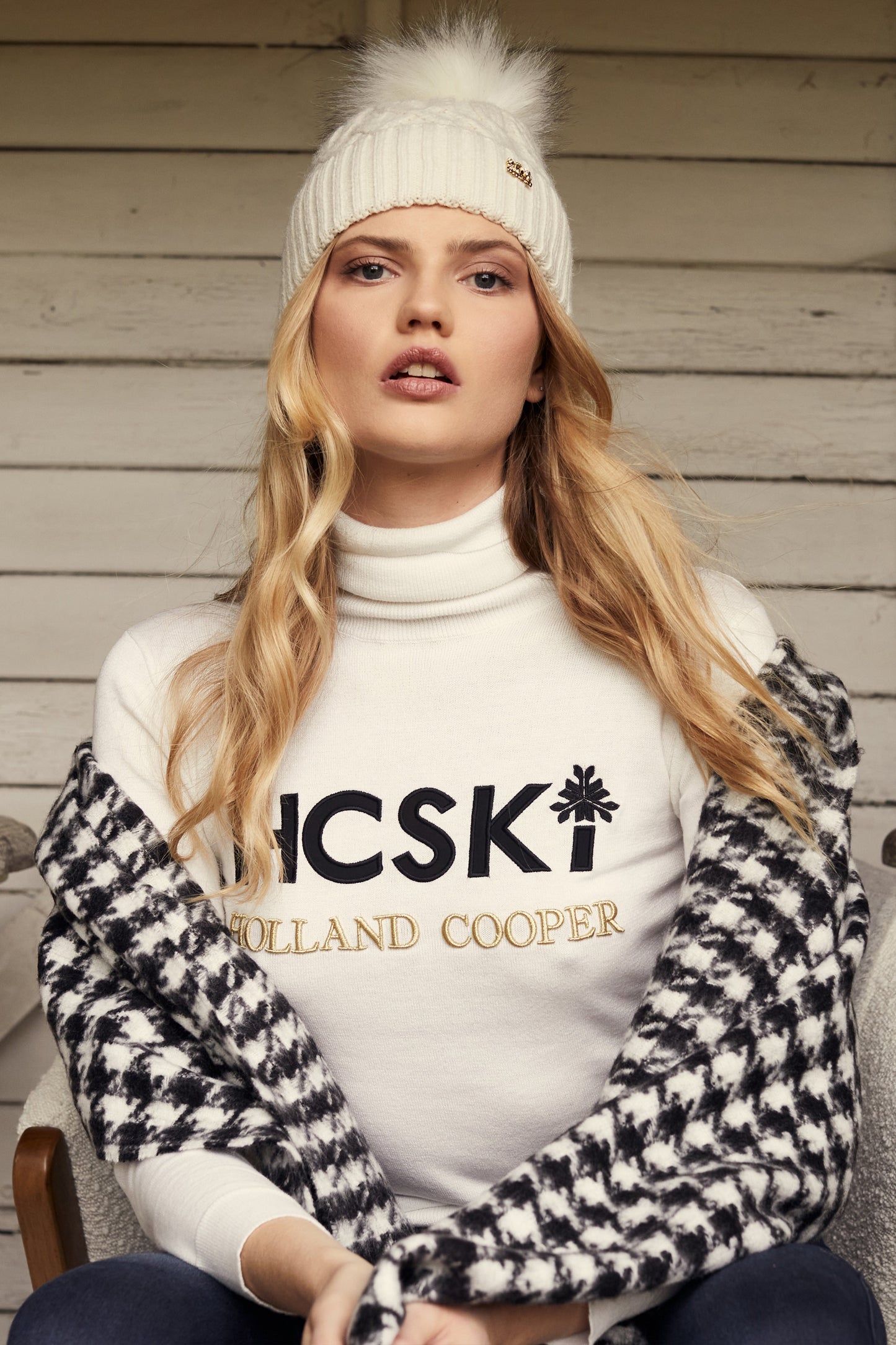 Logo Ski Knit (Winter White)