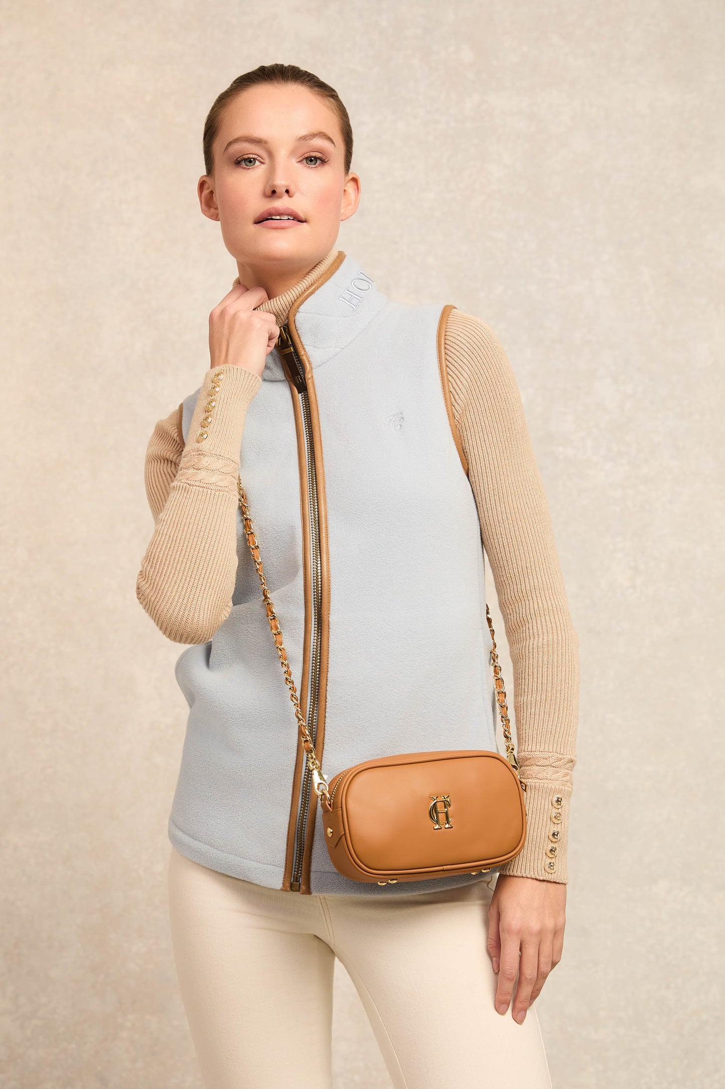 Country Fleece Gilet (Pale Blue)