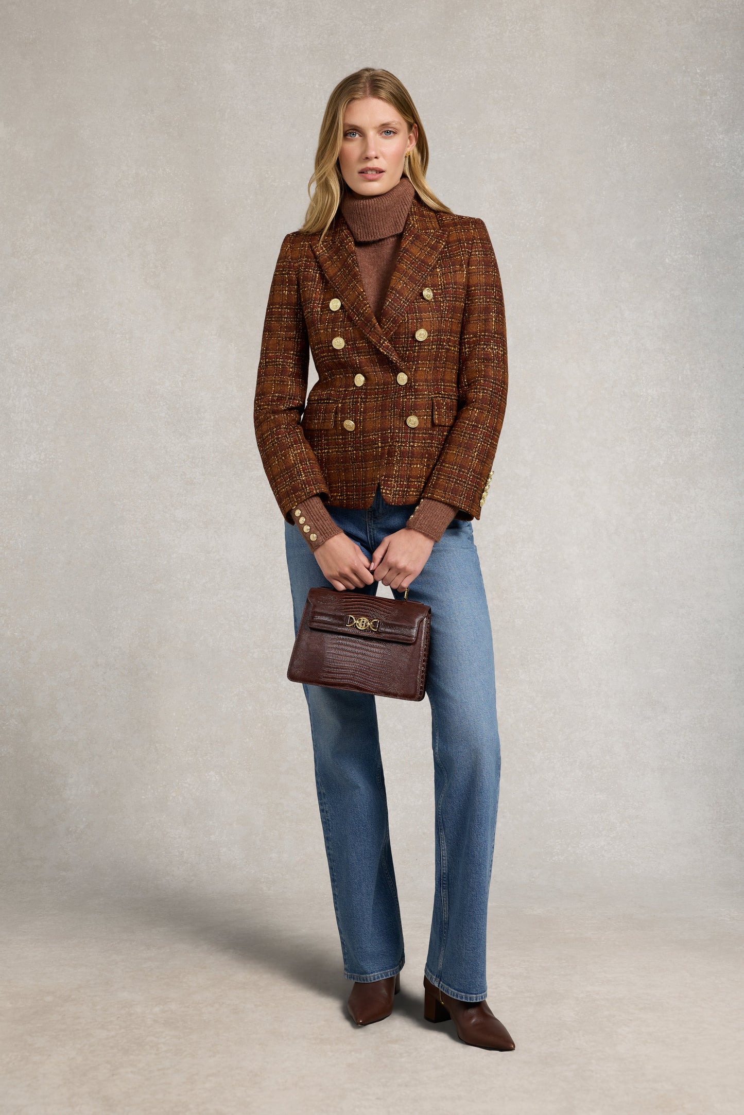 Isla Roll Neck Knit (Latte)