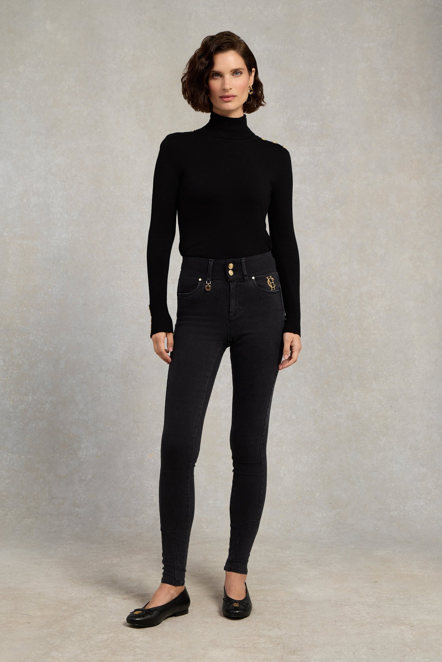 Jodhpur Jean (Washed Black)