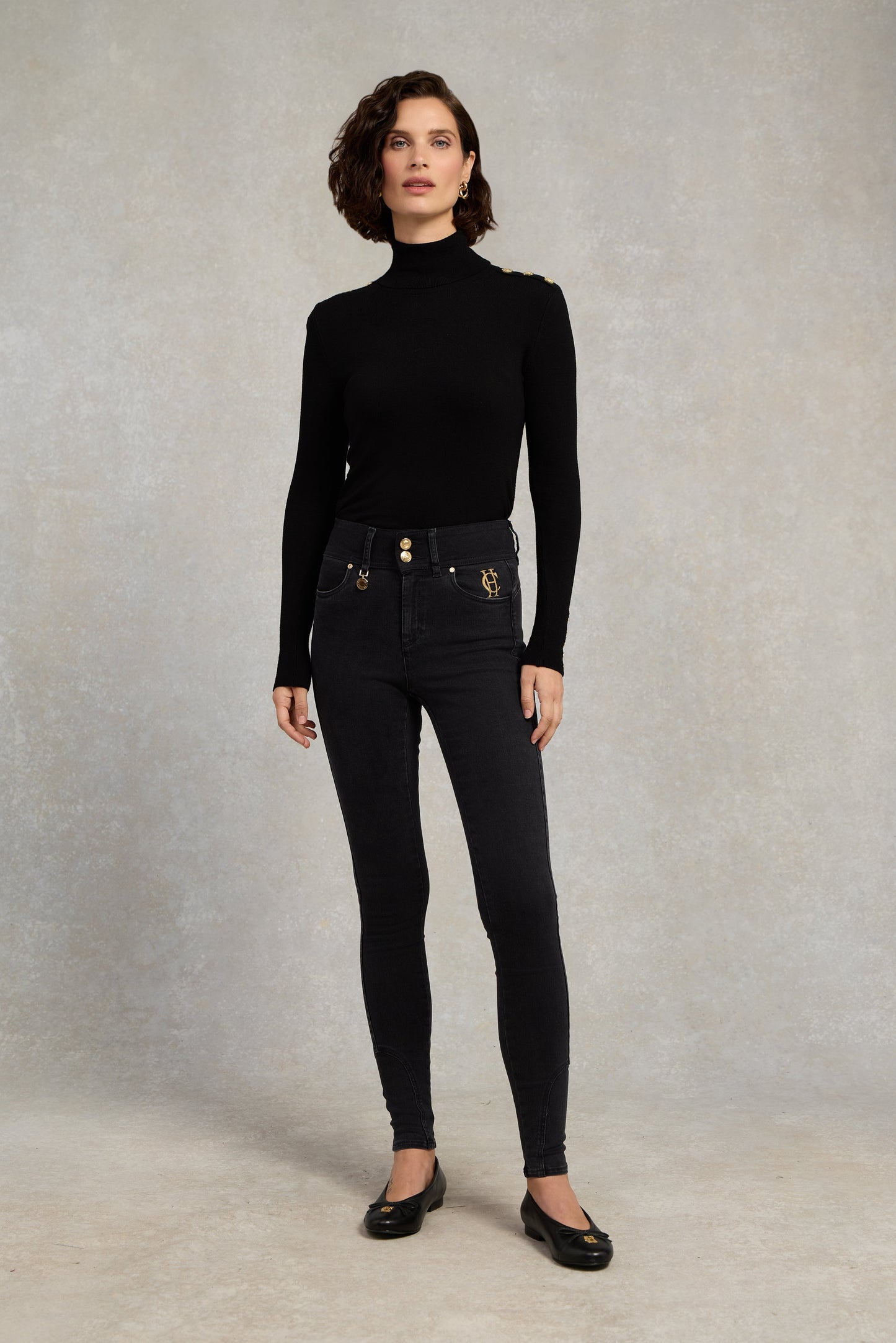 Jodhpur Jean (Washed Black)