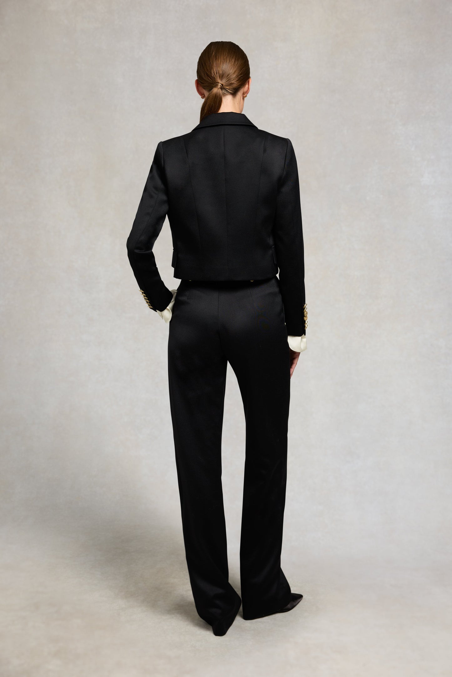 Brompton Jacket (Black Barathea)