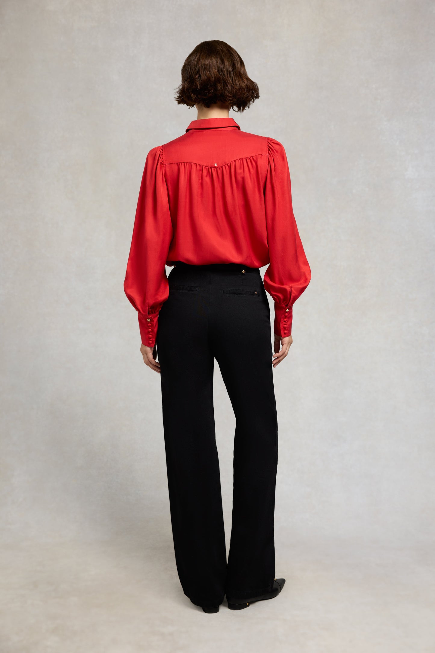 Ada Blouse (Deep Red)