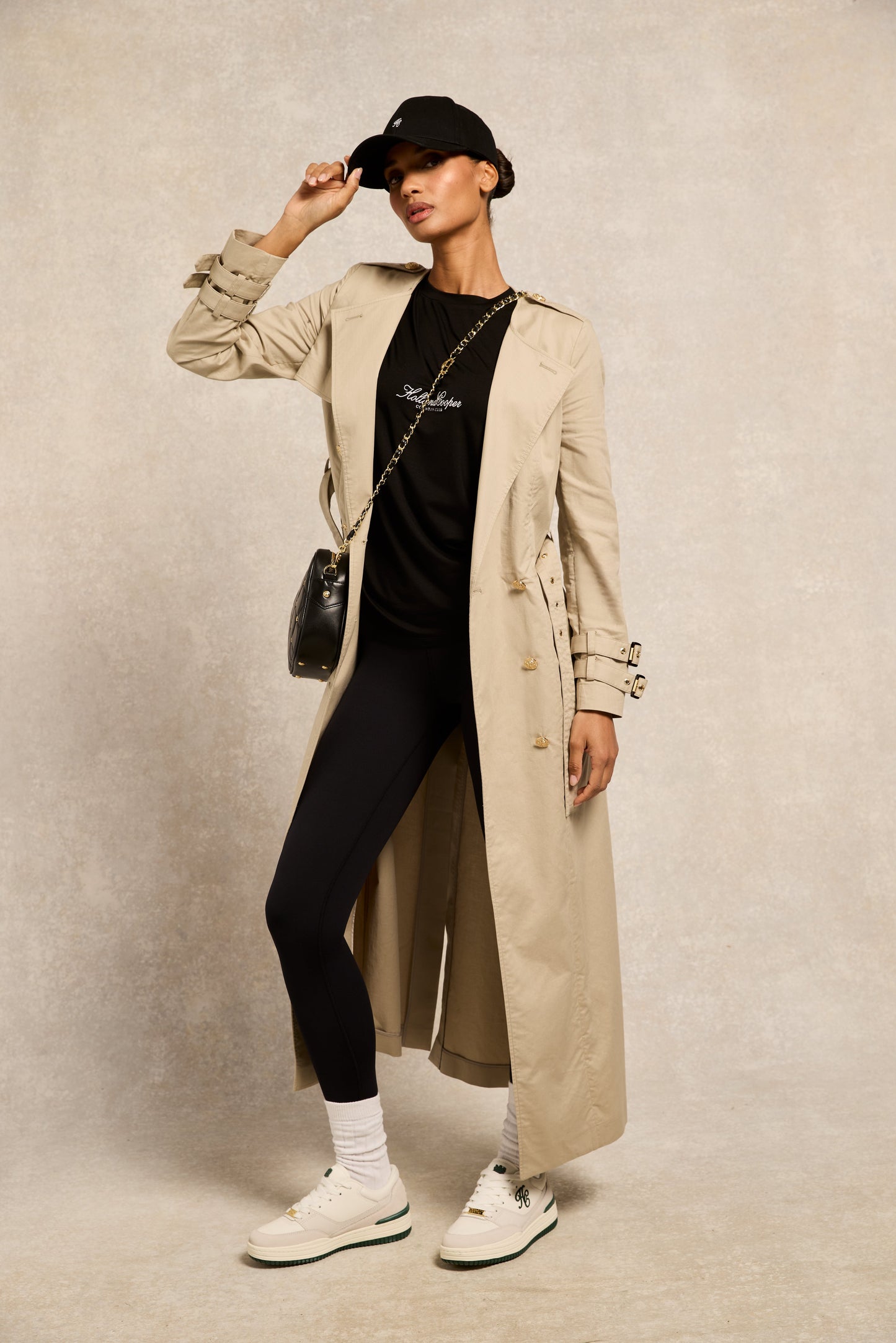 Oversized Monogram Tee (Black)