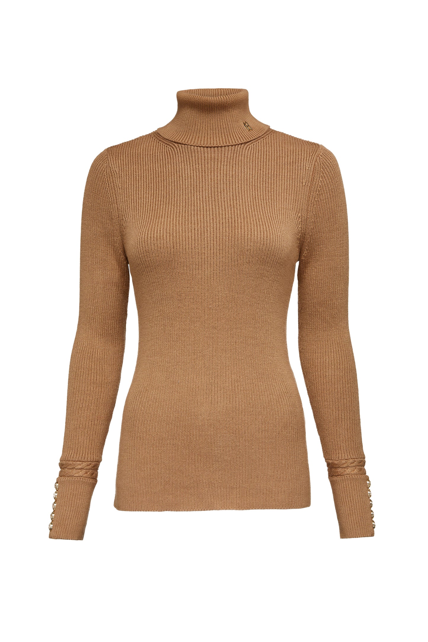 Painswick Roll Neck Knit (Caramel)