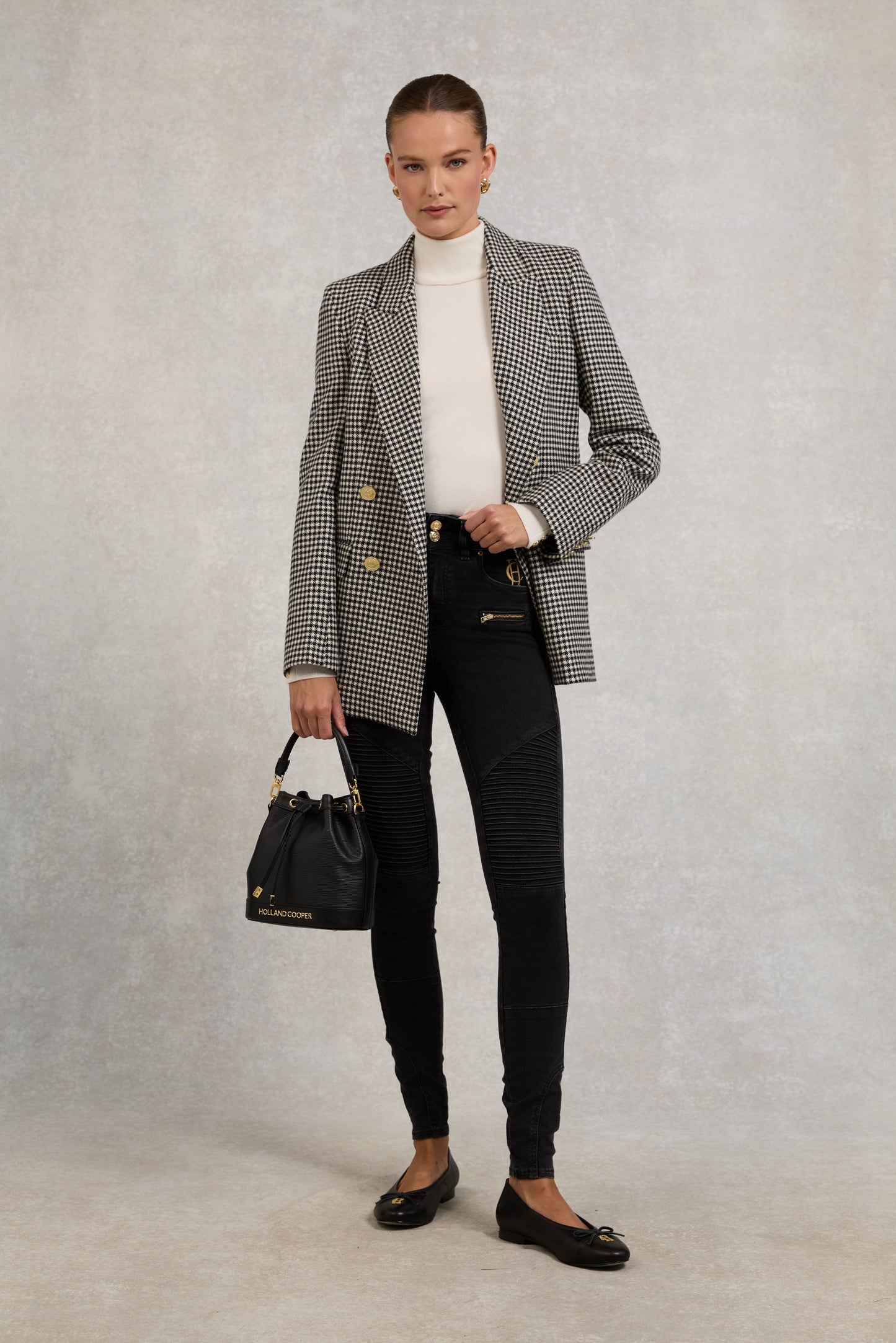 Biker Jean (Washed Black)