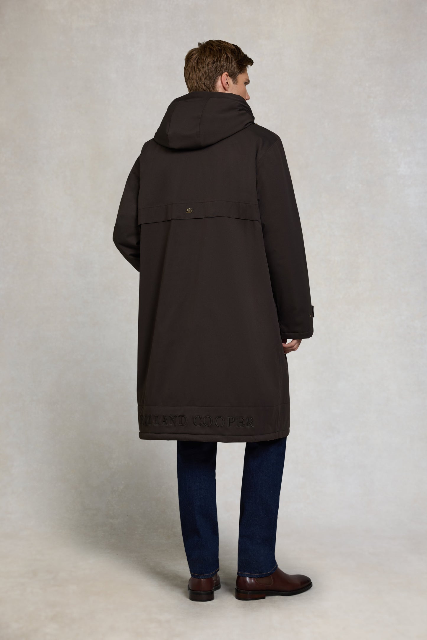 Men's One-Size Waterproof Coat (Chocolate)