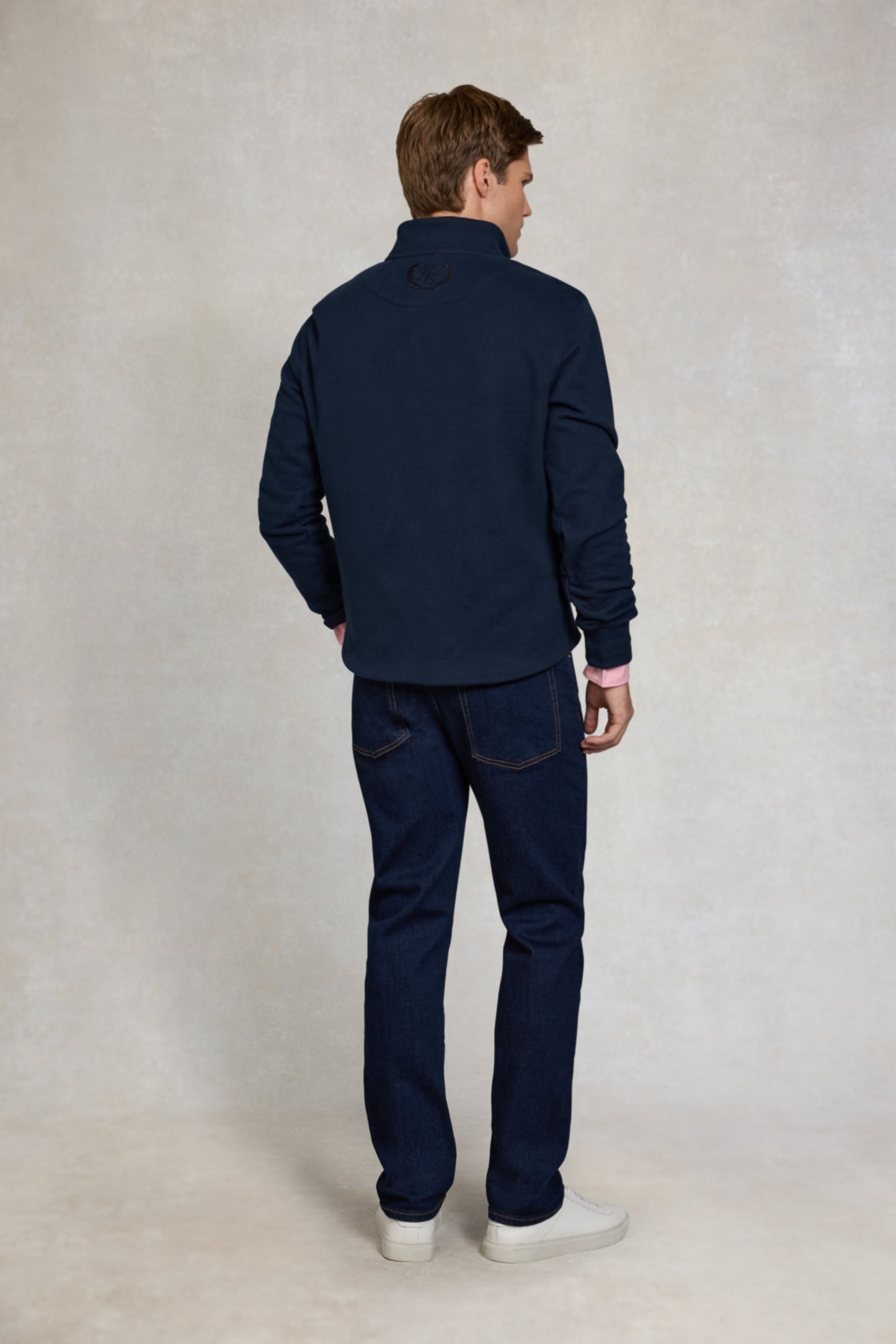 Men's Quarter Zip Sweat (Ink Navy)