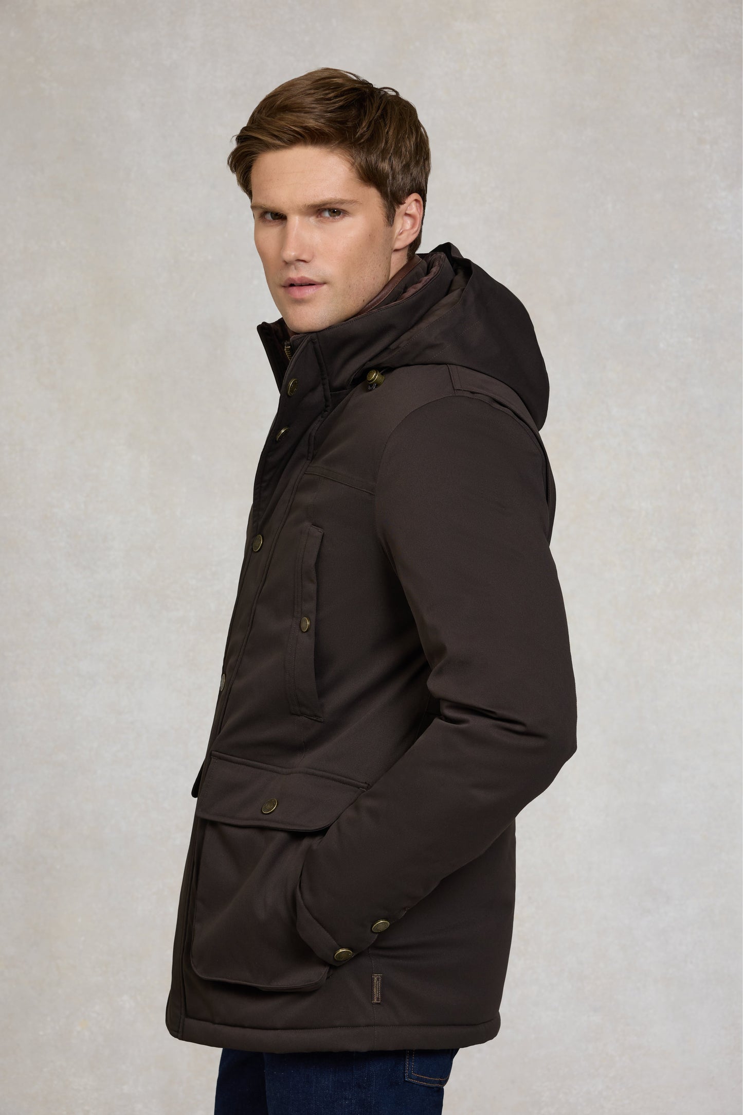 Men's Stamford Field Coat (Chocolate)