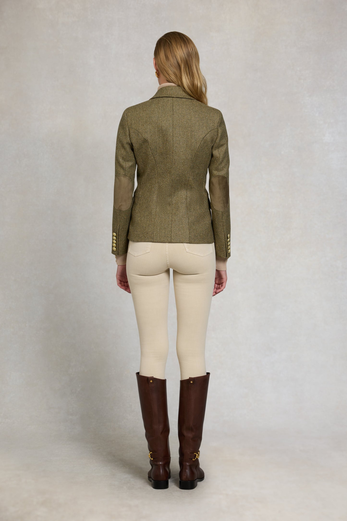 Knightsbridge Blazer (Moss Herringbone)