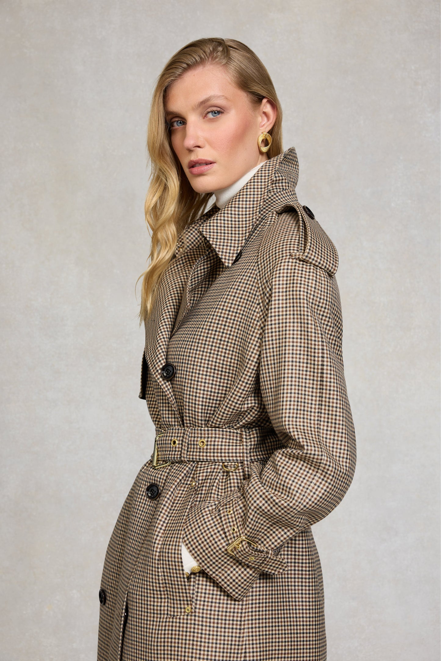 Full Length Soho Trench Coat (Westminster Tweed)