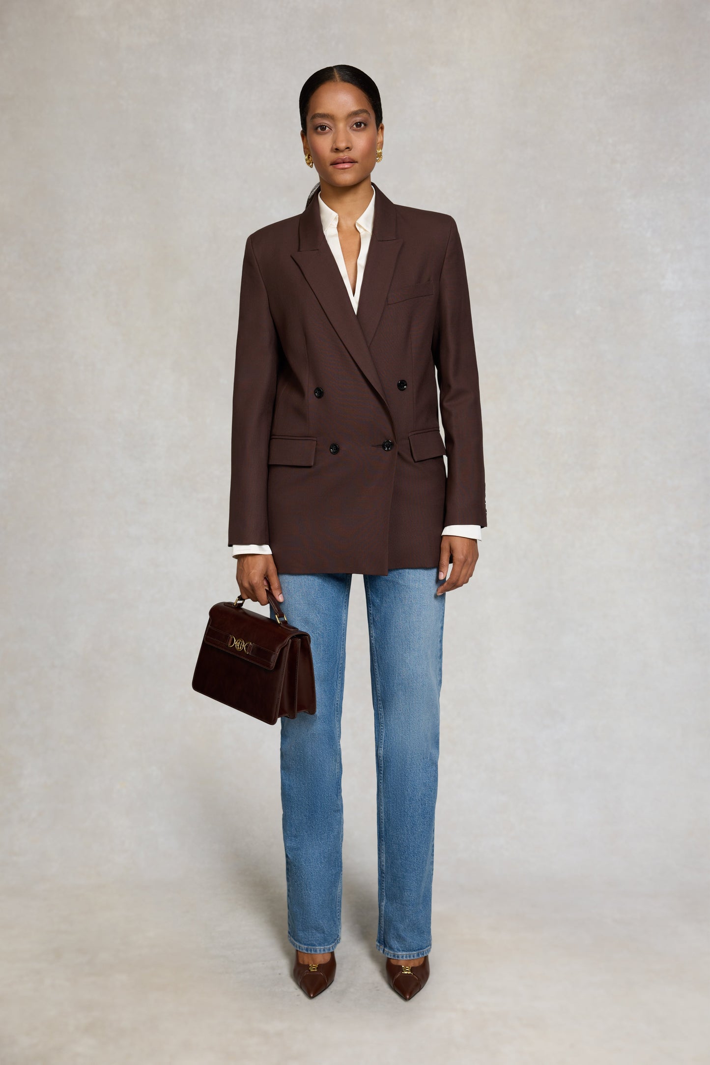 The Portman Blazer (Walnut Twill)