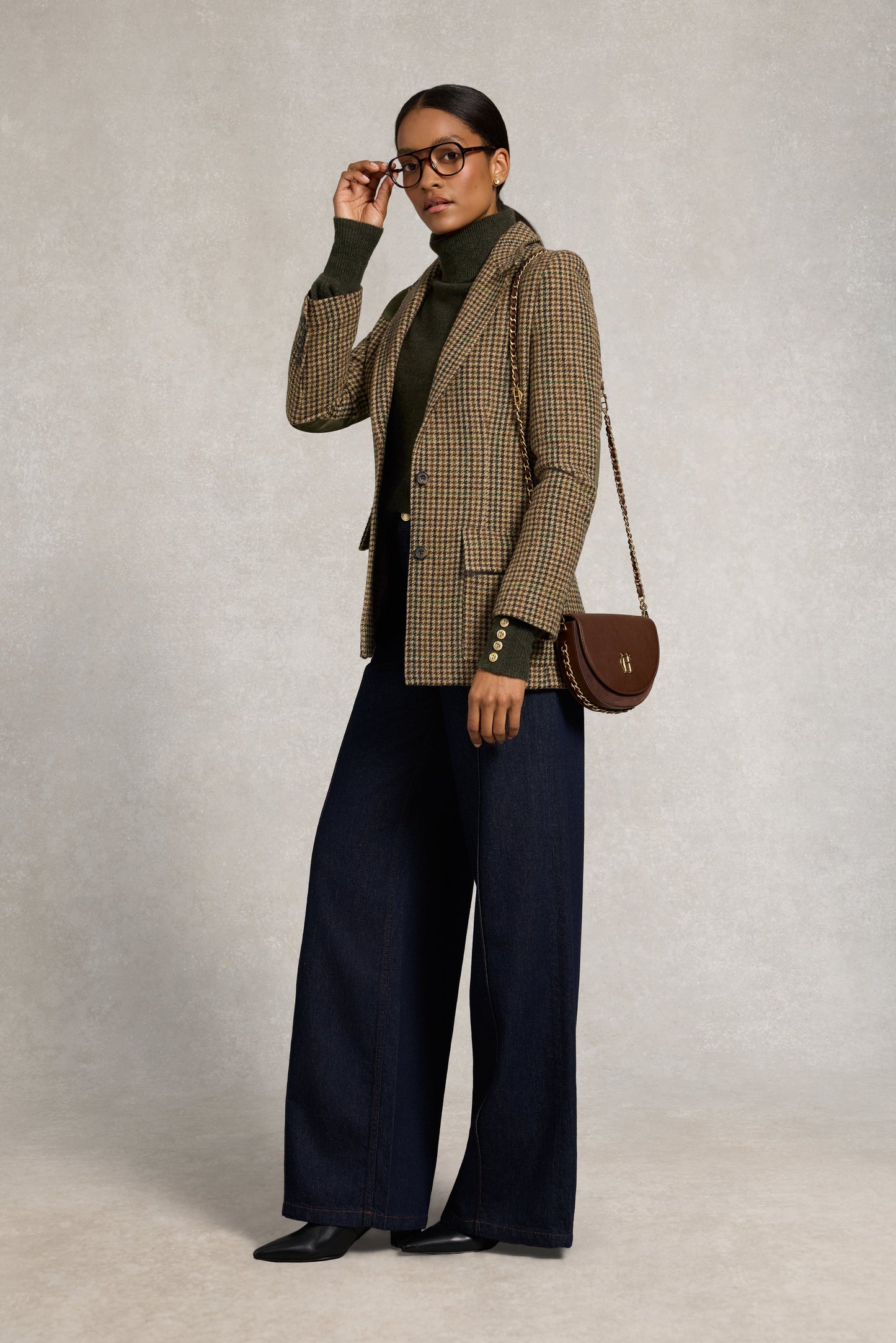 Maisie Roll Neck Knit (Forest Green)