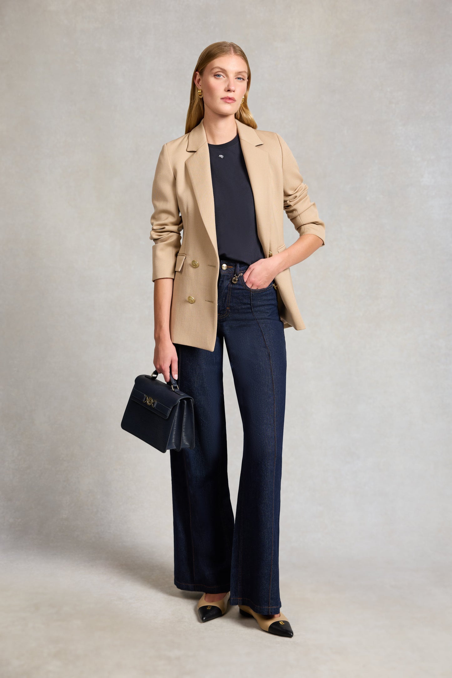 Monogram Tee (Ink Navy)