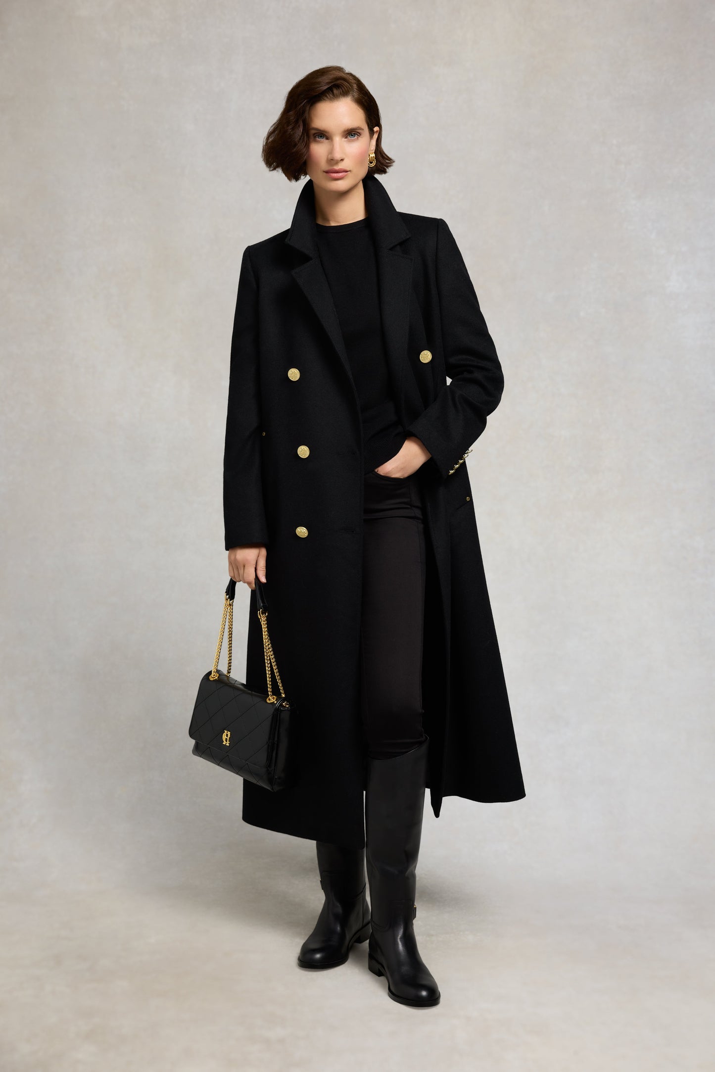 Queensbury Crew Neck Knit (Black)